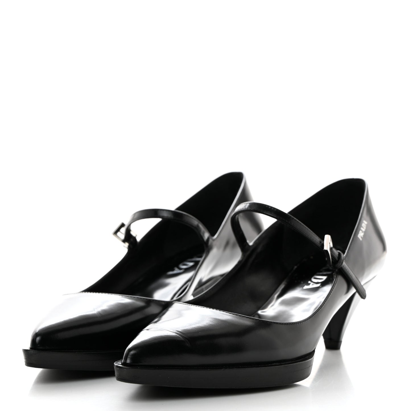 Spazzolato Mary Jane 45mm Pumps 37 Black