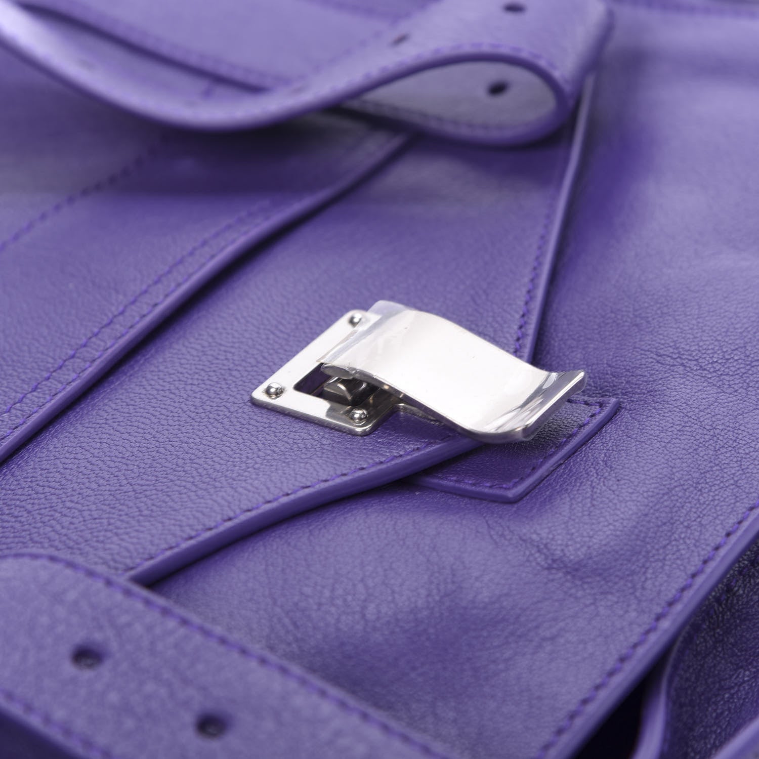 Proenza Schouler Lambskin Medium PS1 Satchel Amethyst 8 of 13