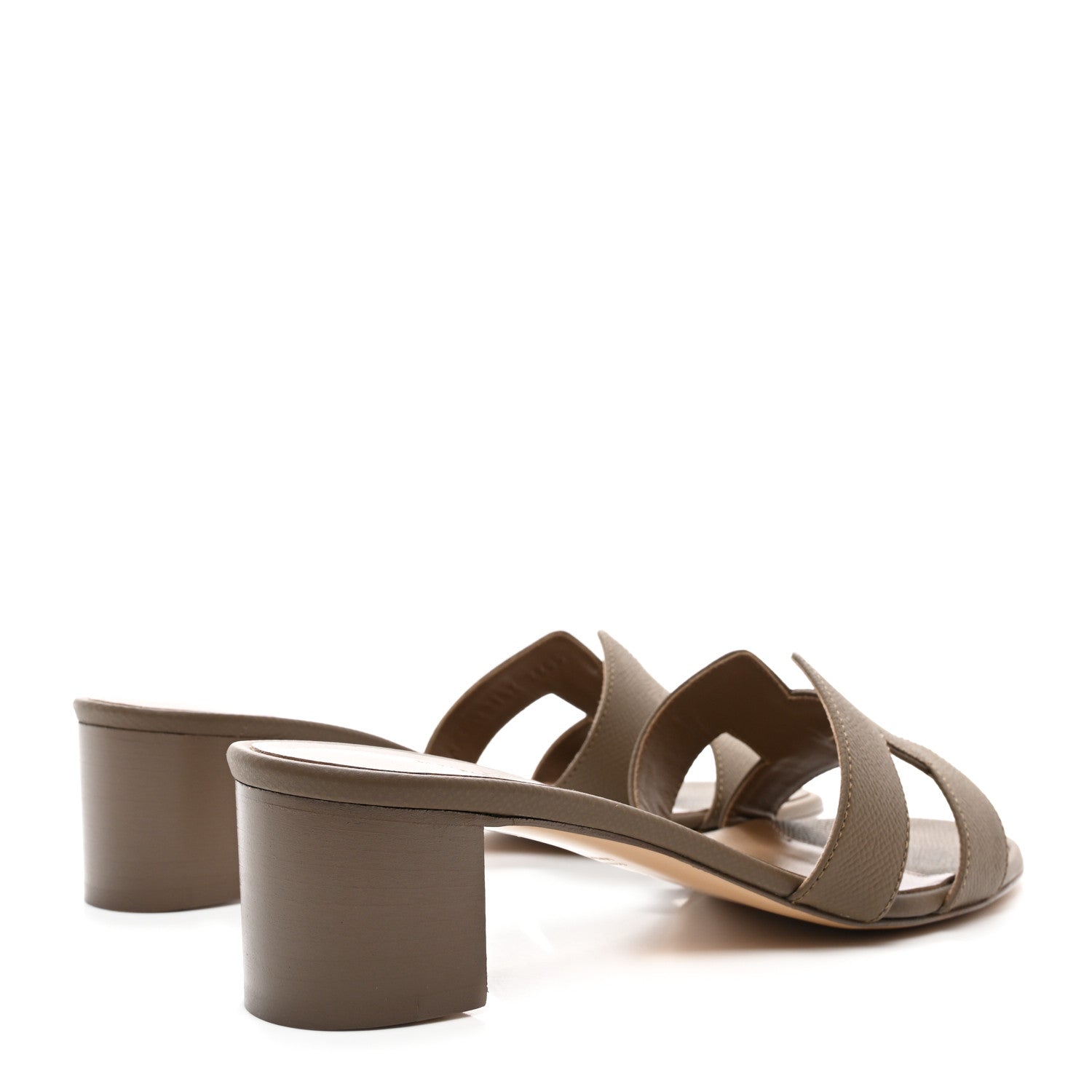 Hermes Epsom Oasis Sandals 39 Etoupe 4 of 11