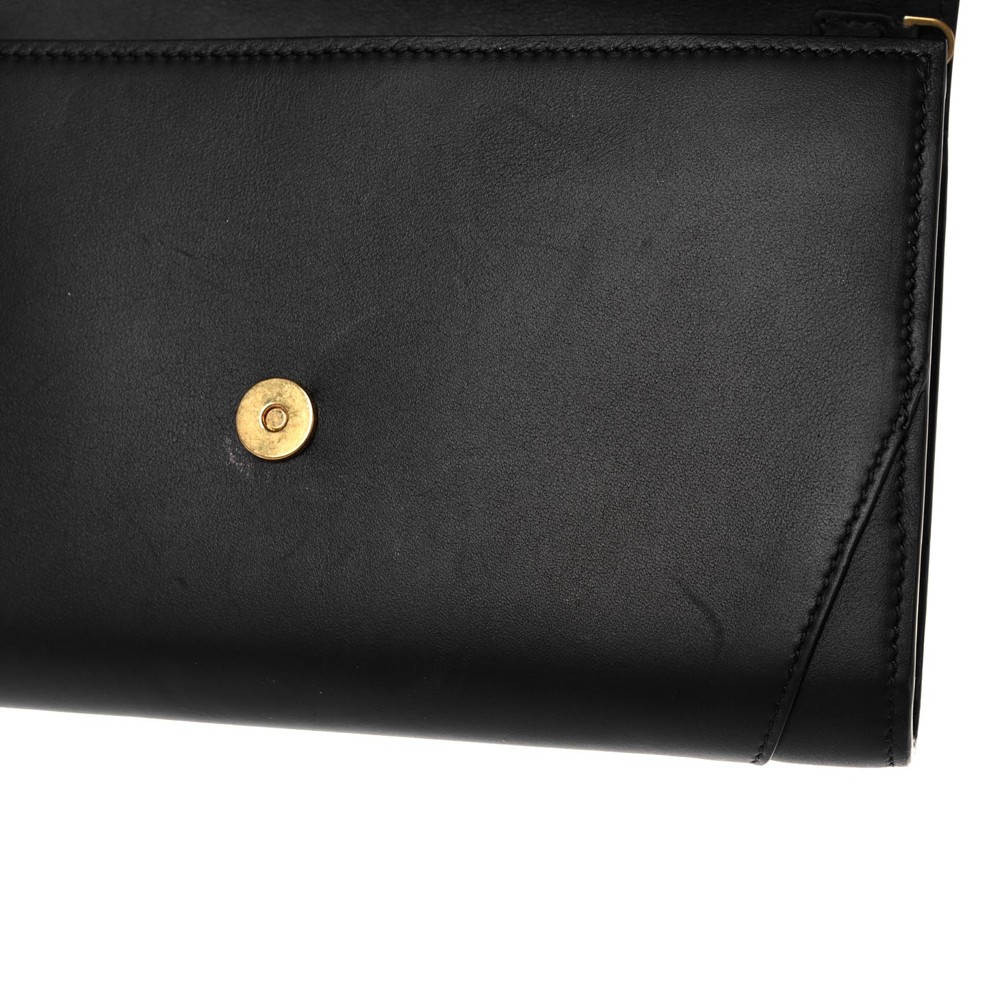 Vitello Crystal Virtus V Wallet Chain Crossbody Black