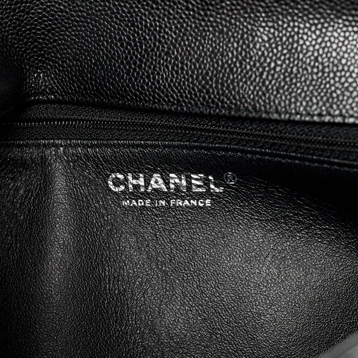 Chanel Caviar Quilted Flap Clutch Black 6 of 12
