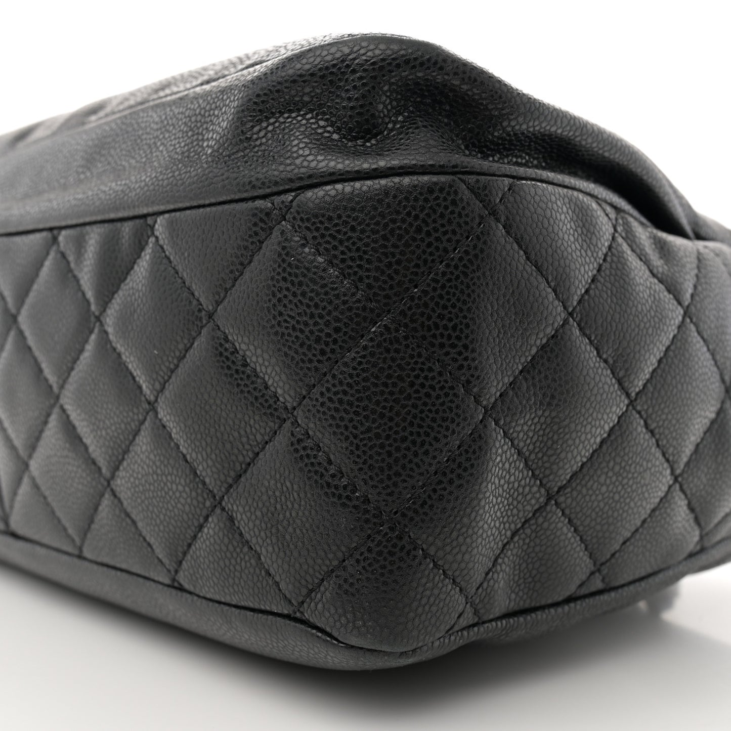 Caviar Quilted Timeless CC Bowler Bag Black