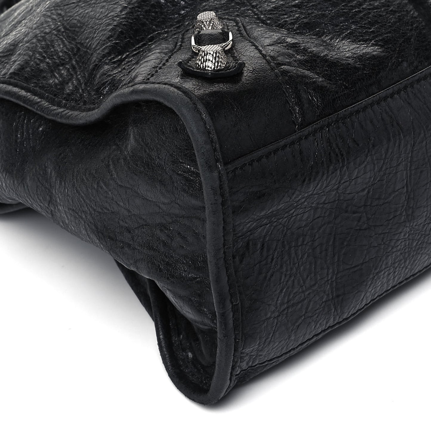 Agneau Giant 12 Silver Hardware City Black