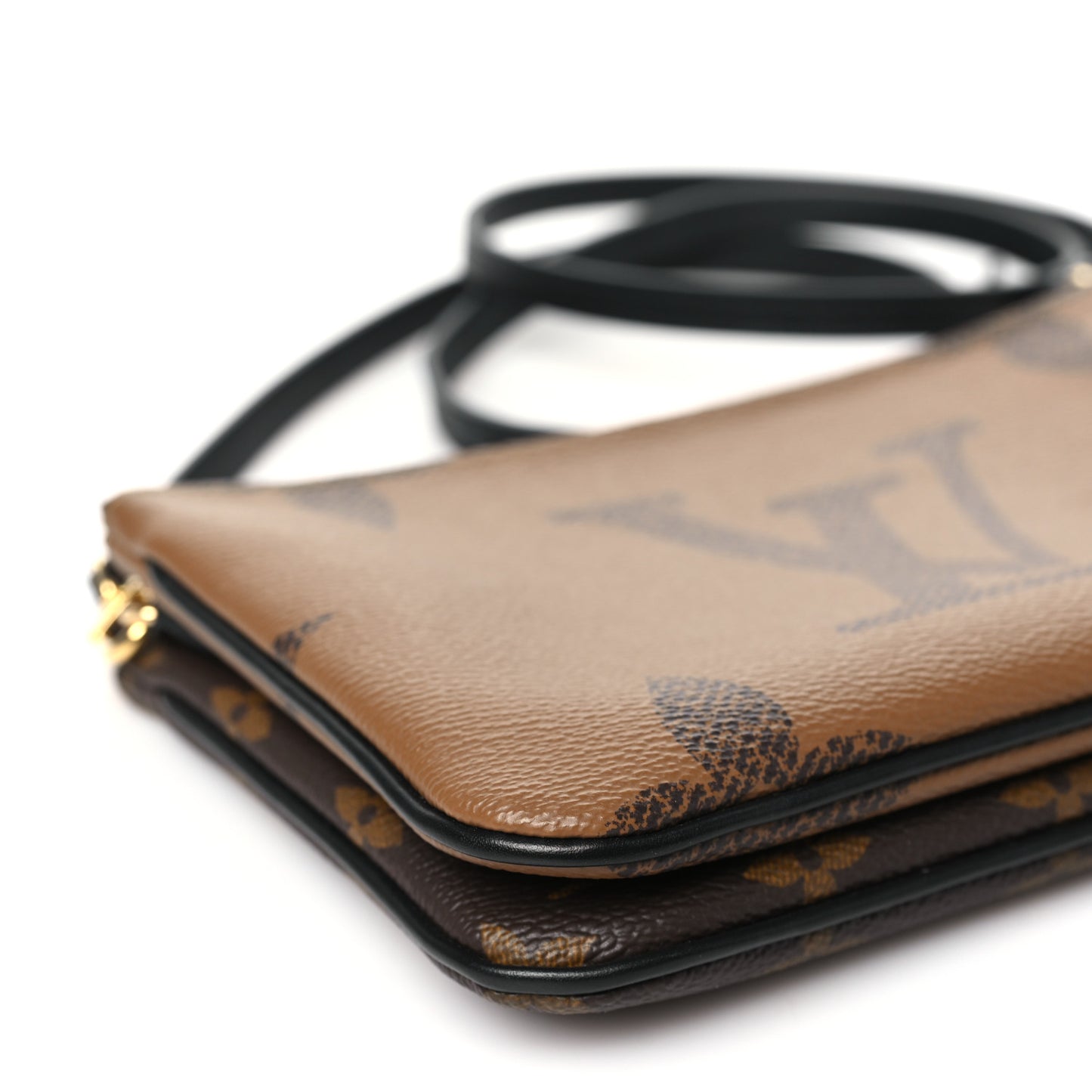 Reverse Monogram Giant Double Zip Pochette