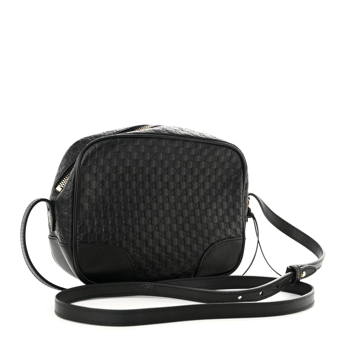Microguccissima Mini Bree Messenger Bag Black