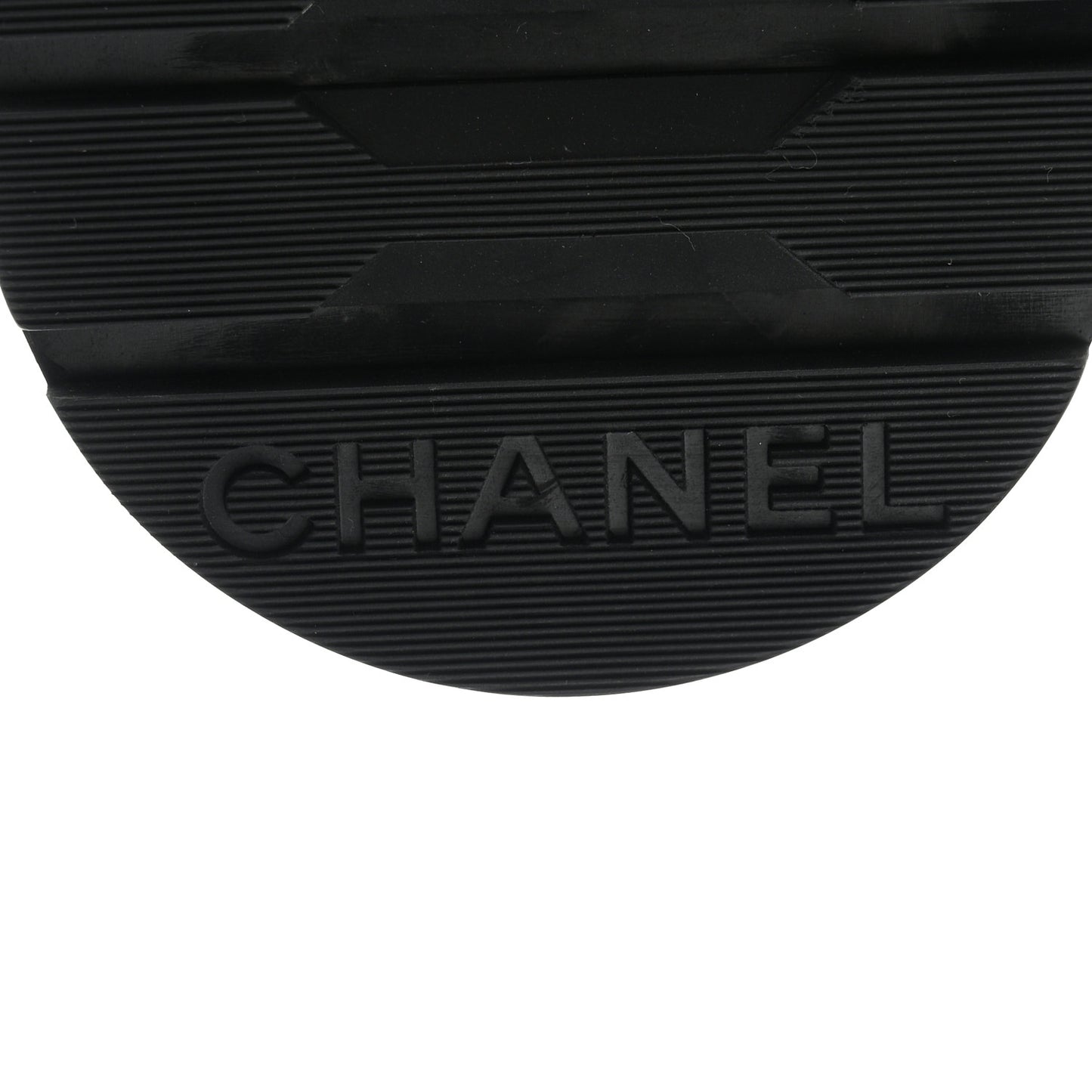 Tweed Lambskin Quilted Lace Up Combat Boots 41 Black Grey