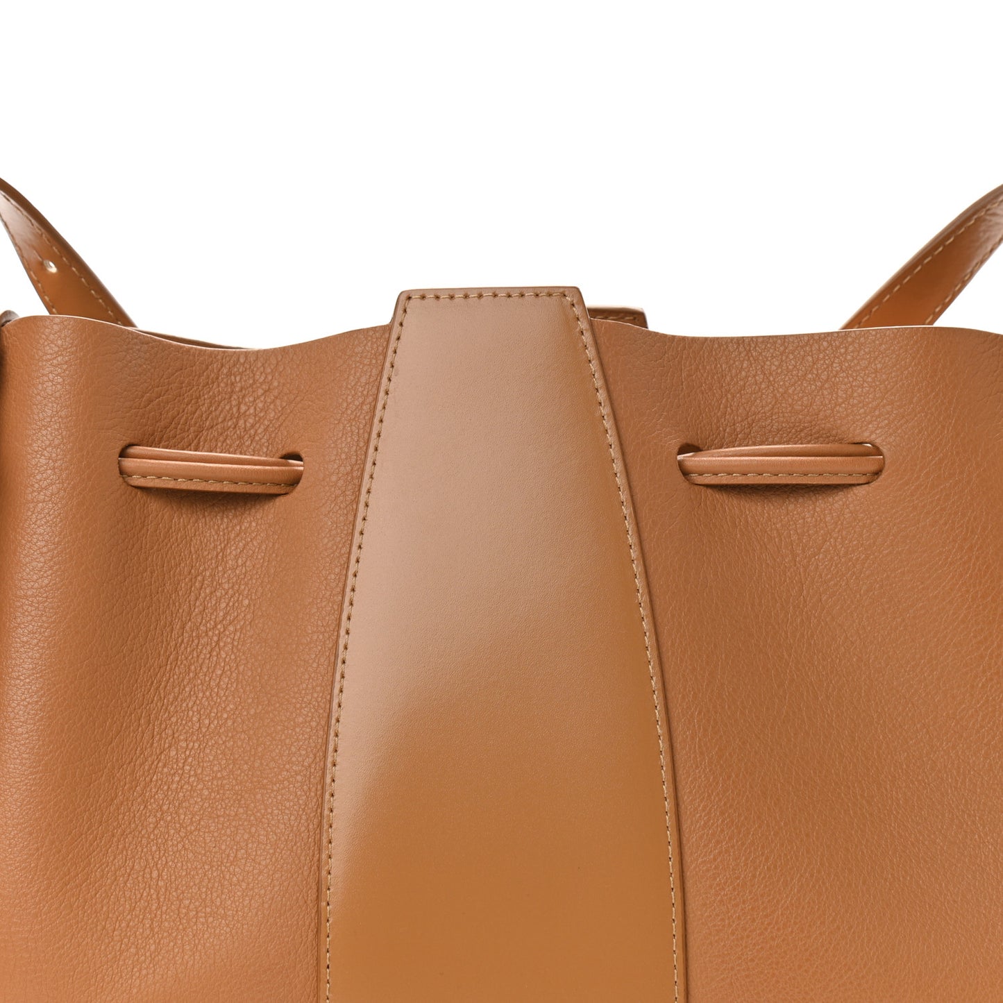 Tumbled Calfskin Lilium Bag Caramel