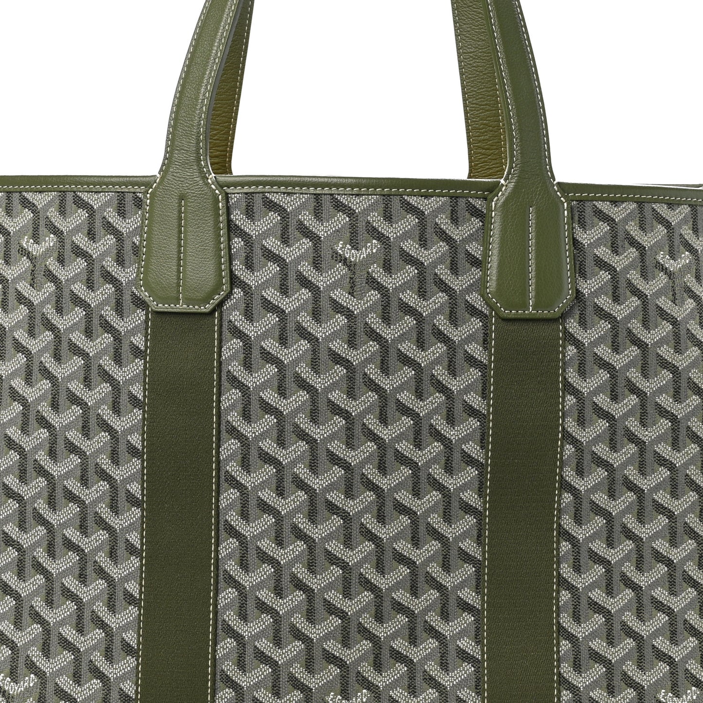 Goyardine Villette MM Tote Khaki