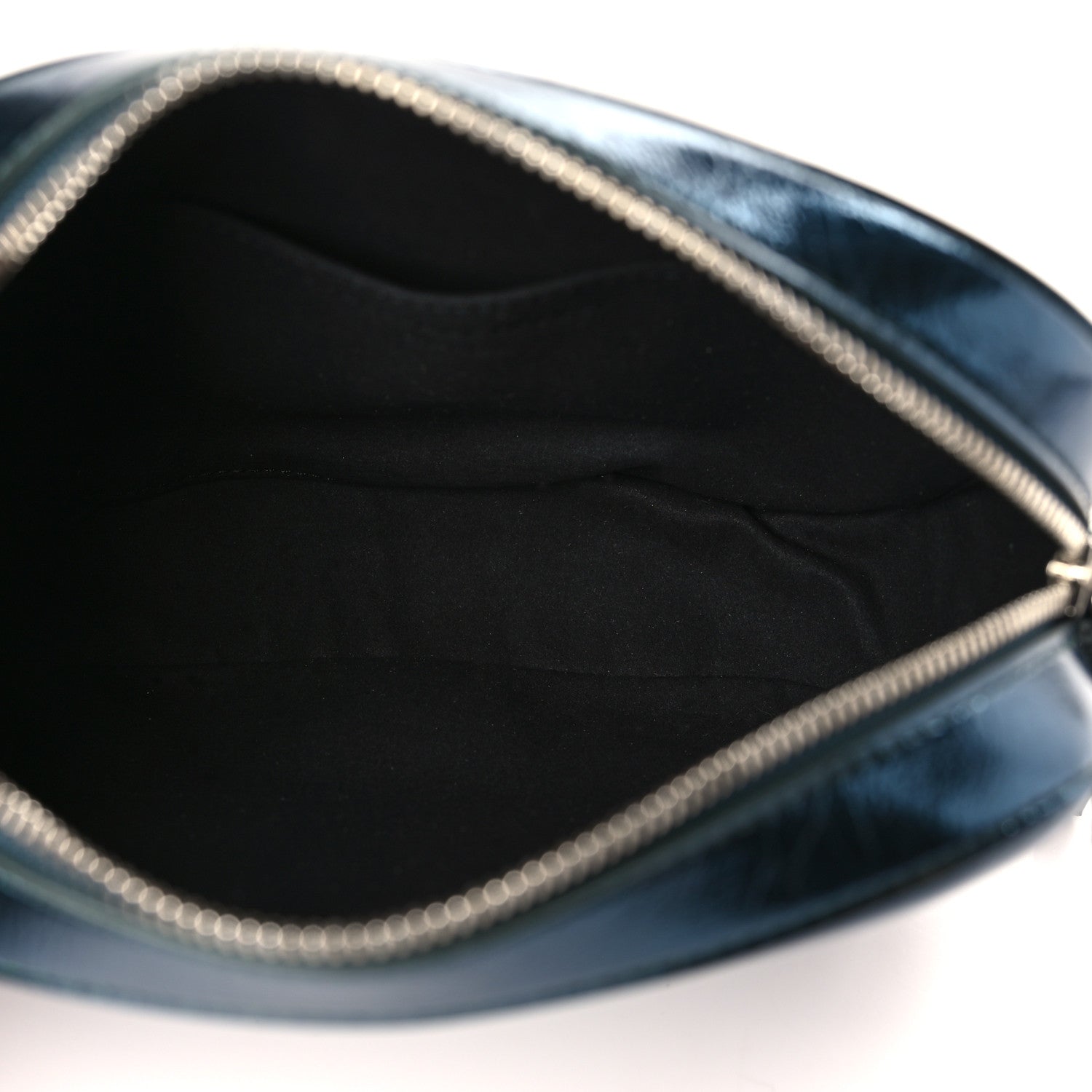 Stella McCartney Metallic Eco Alter Nappa Mini Camera Bag Peacock Blue 5 of 8