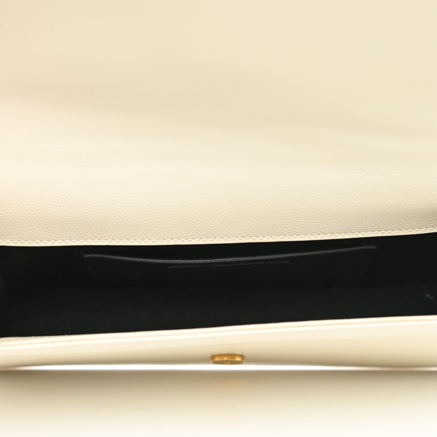 Saint Laurent Grain De Poudre Classic Monogram Kate Clutch Porcellana 5 of 9