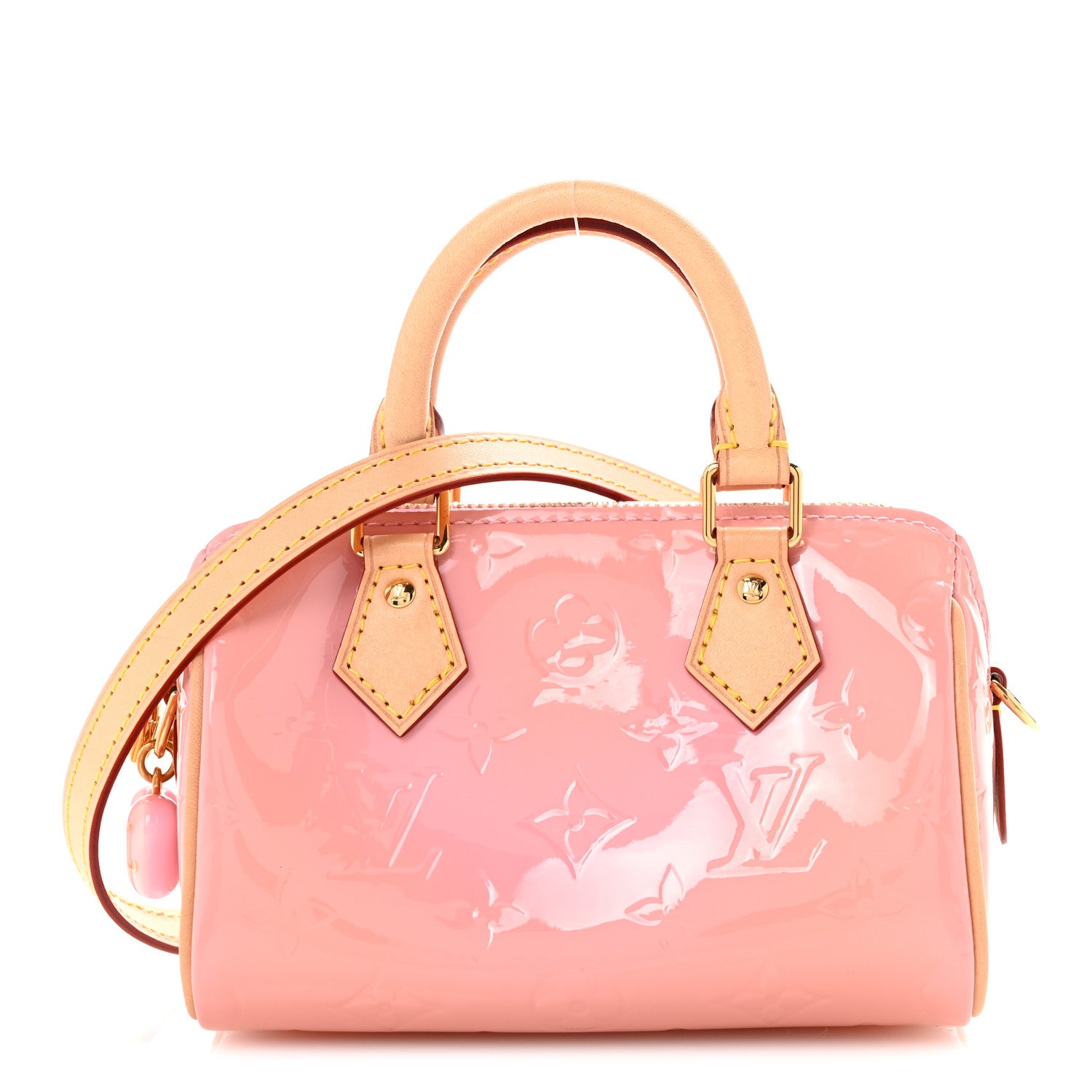 Louis Vuitton Vernis Monogram Nano Speedy Mochi Pink 1894515