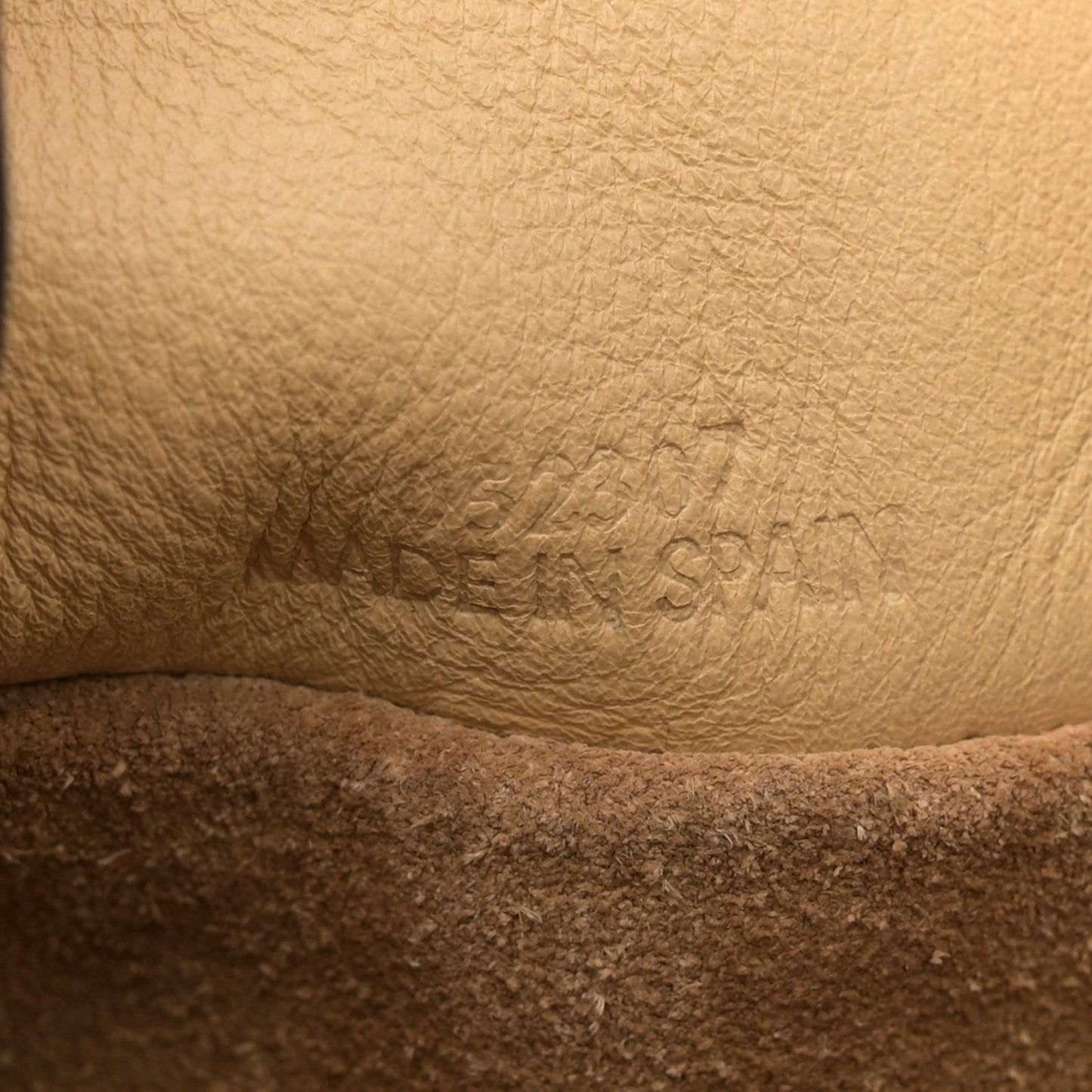 Nappa Flamenco Knot Clutch Dark Butter