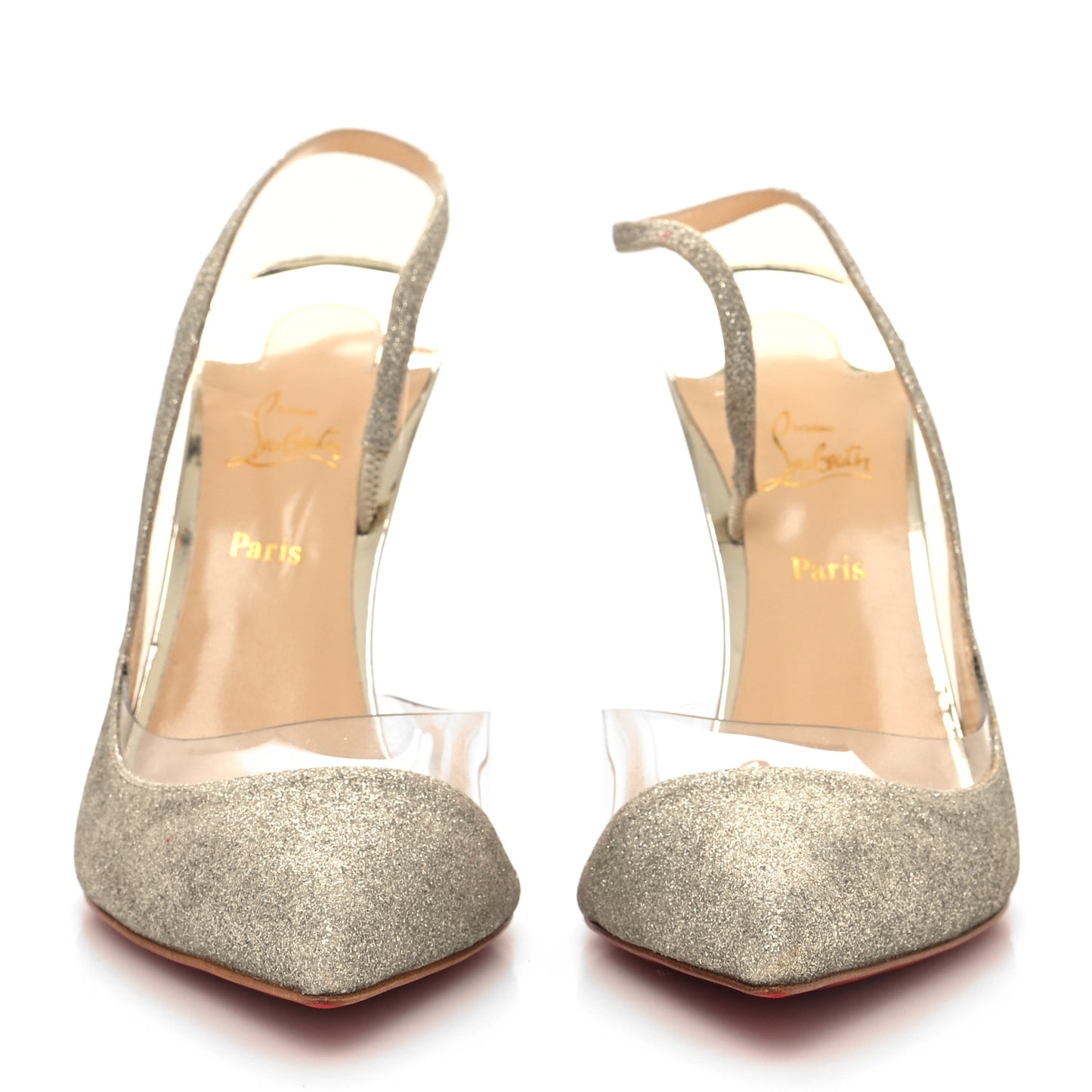 Mini Glitter PVC Specchio Optisexy 100 Pumps 39.5