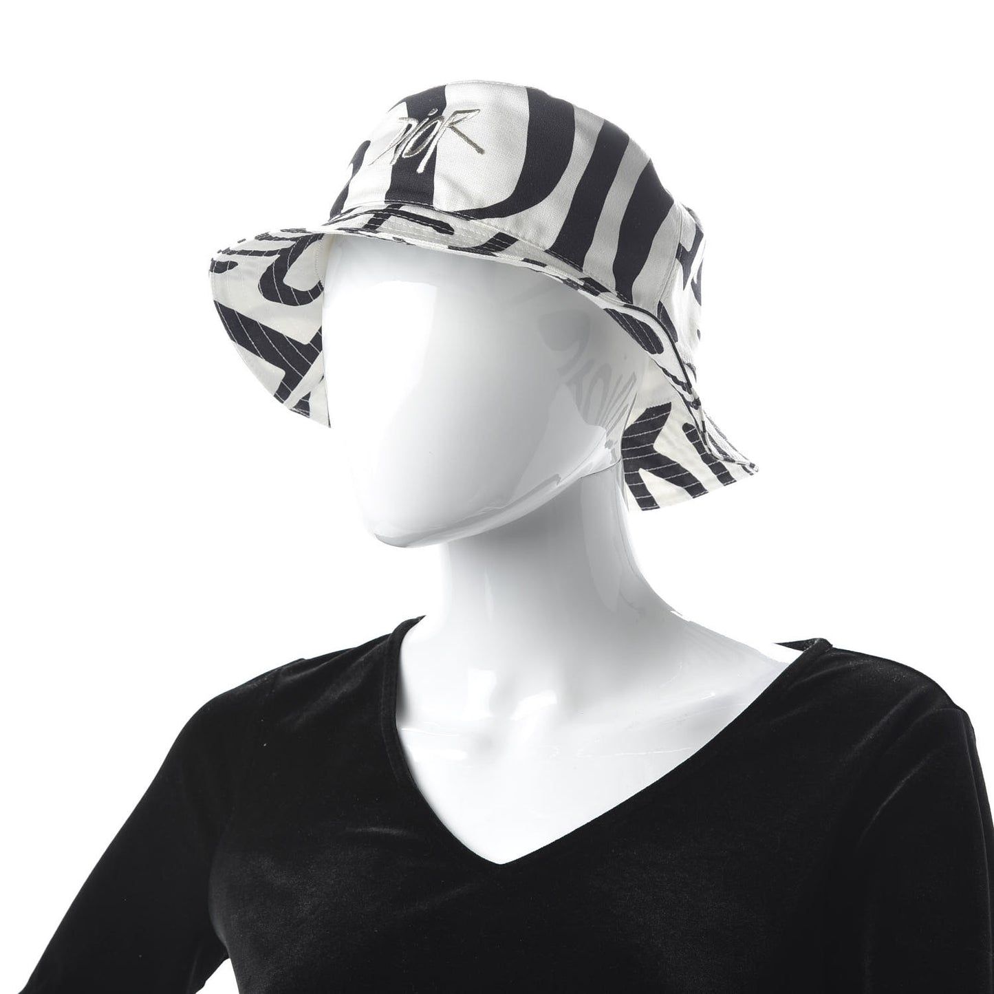 X SHAWN STUSSY Bucket Hat L Black White