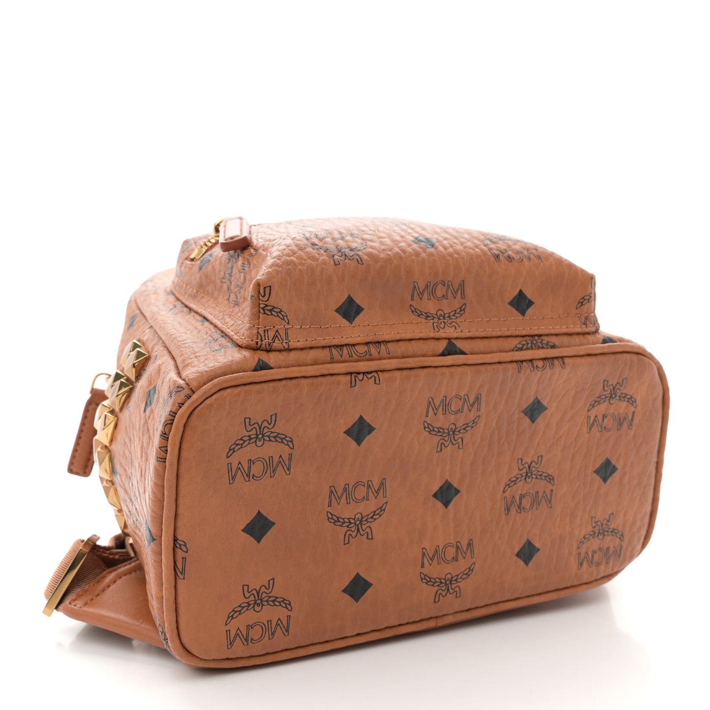 Visetos Side Stud Mini Stark Backpack Cognac
