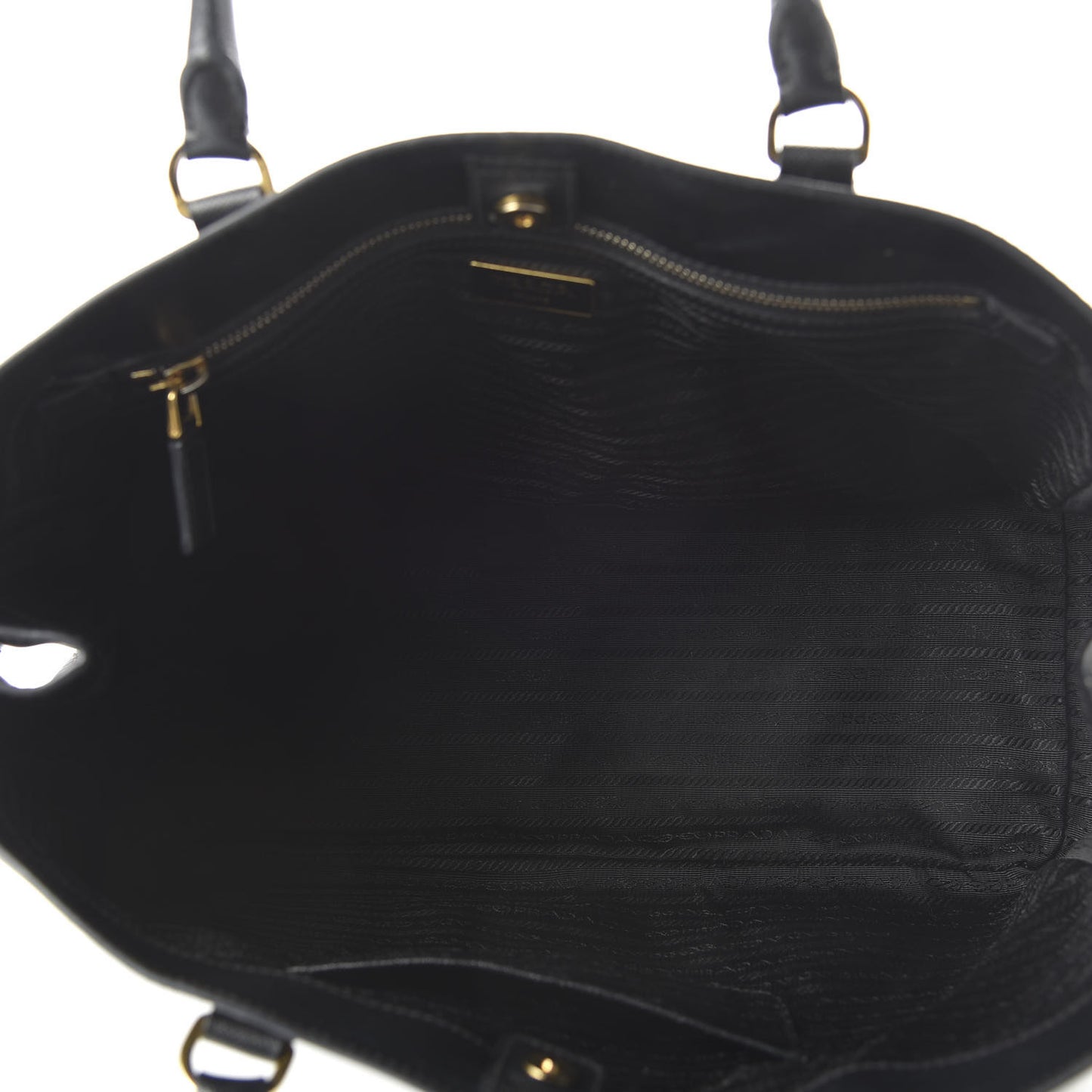 Saffiano Lux Large Tote Black