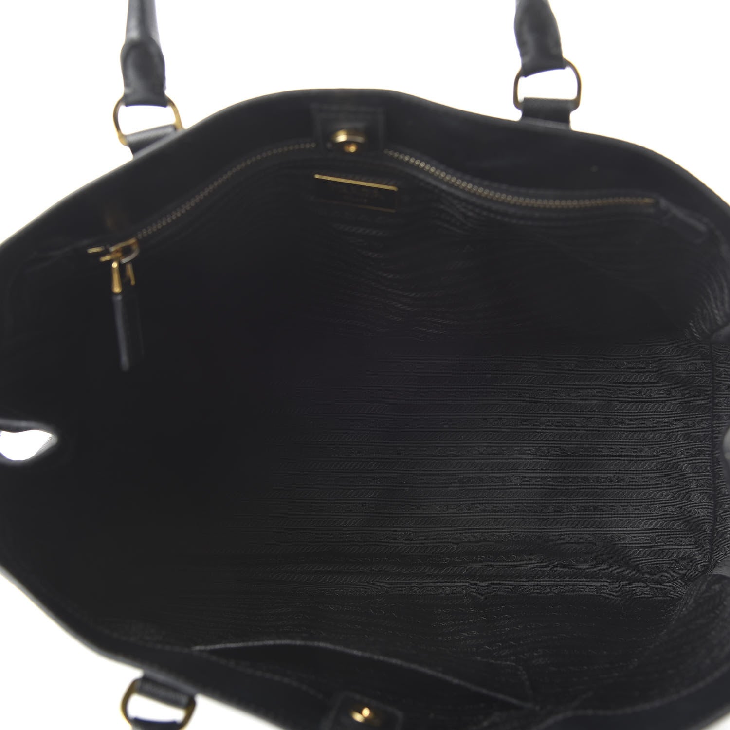 Prada Saffiano Lux Large Tote Black 5 of 11