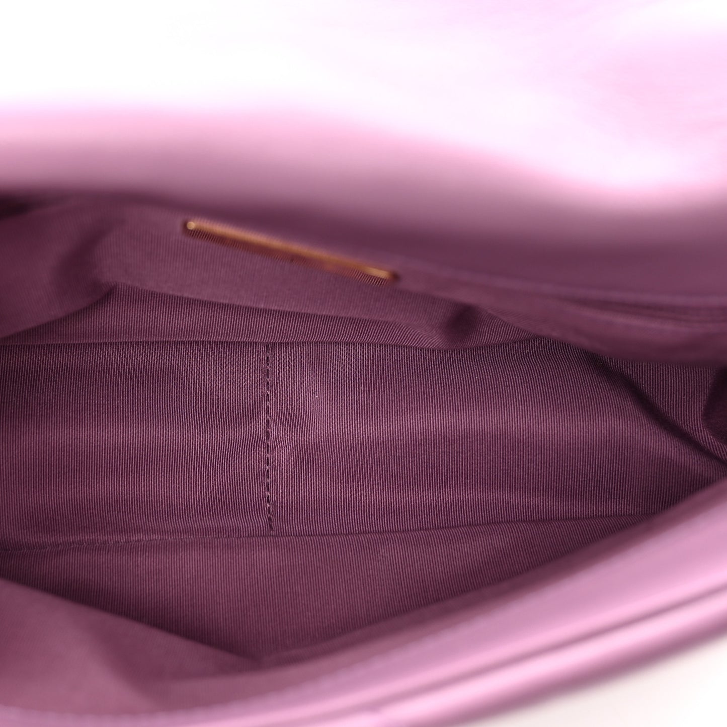 Lambskin Quilted Medium Chanel 19 Flap Purple