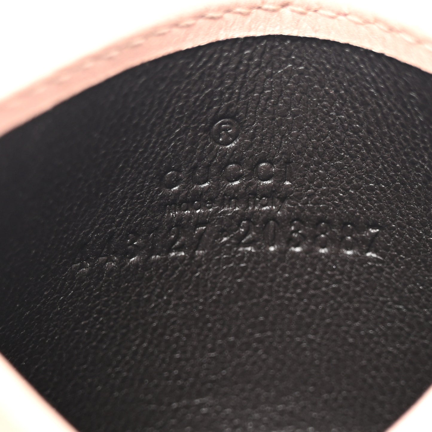 Calfskin Matelasse GG Marmont Card Holder Perfect Pink