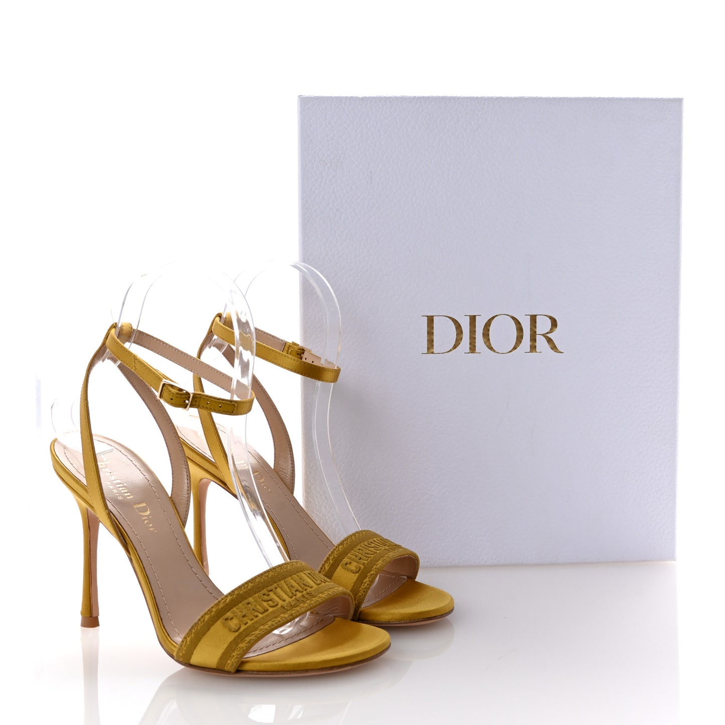 Cotton Strass Embroidered Dway Heeled Sandals 36 Dark Saffron