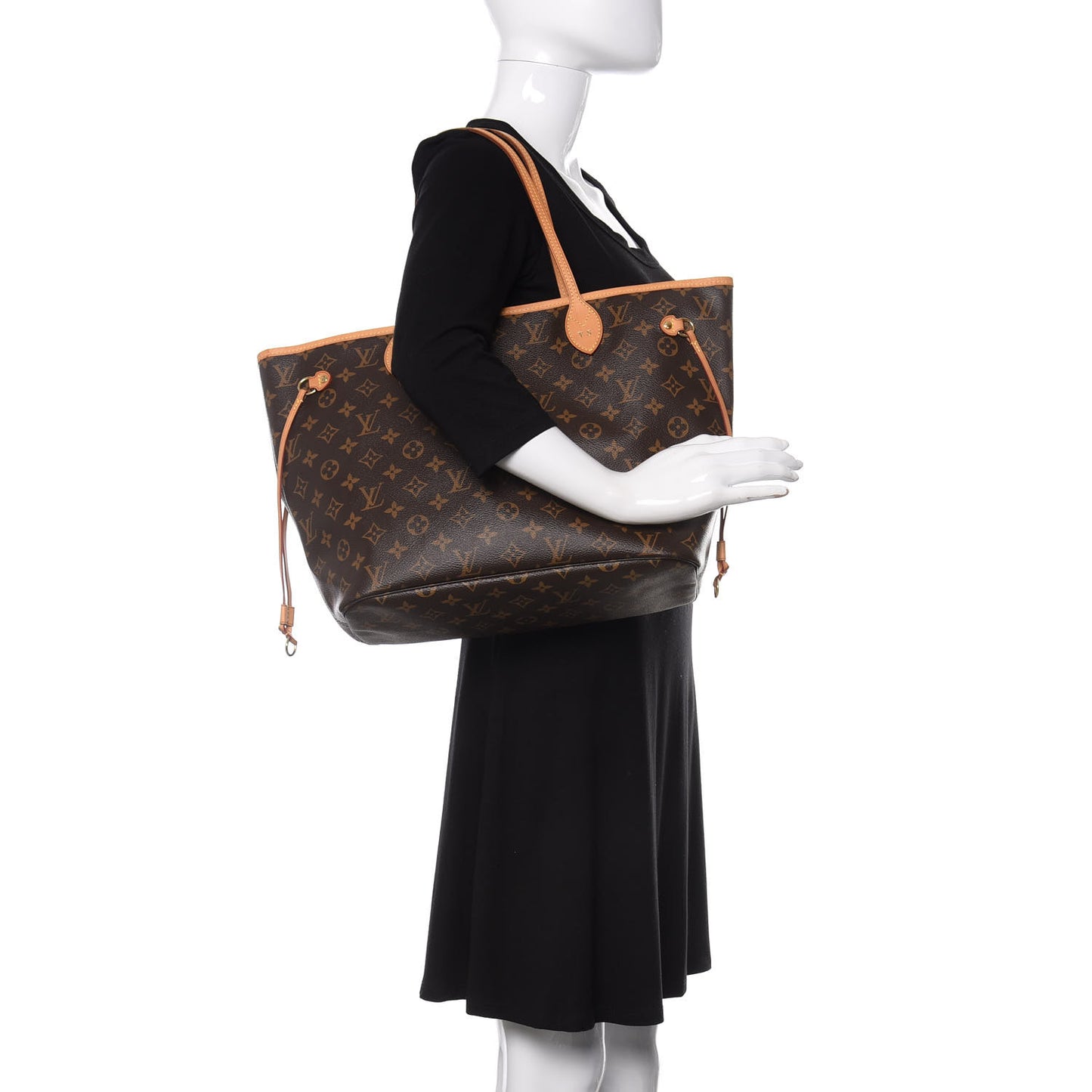 Monogram Neo Neverfull MM Rose Ballerine
