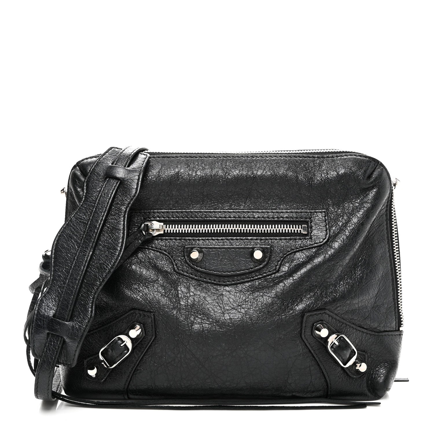 BALENCIAGA ボディバッグ ブラックレザー BALENCIAGA（バレンシアガ） ボディバッグ 529550 1VG87 EXPLORER