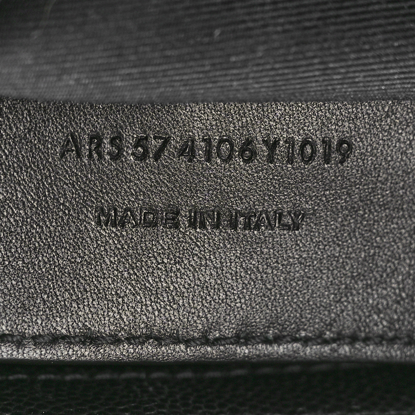 Saint Laurent Grain De Poudre Medium West Hollywood Monogram Fold-Over Black 8 of 13
