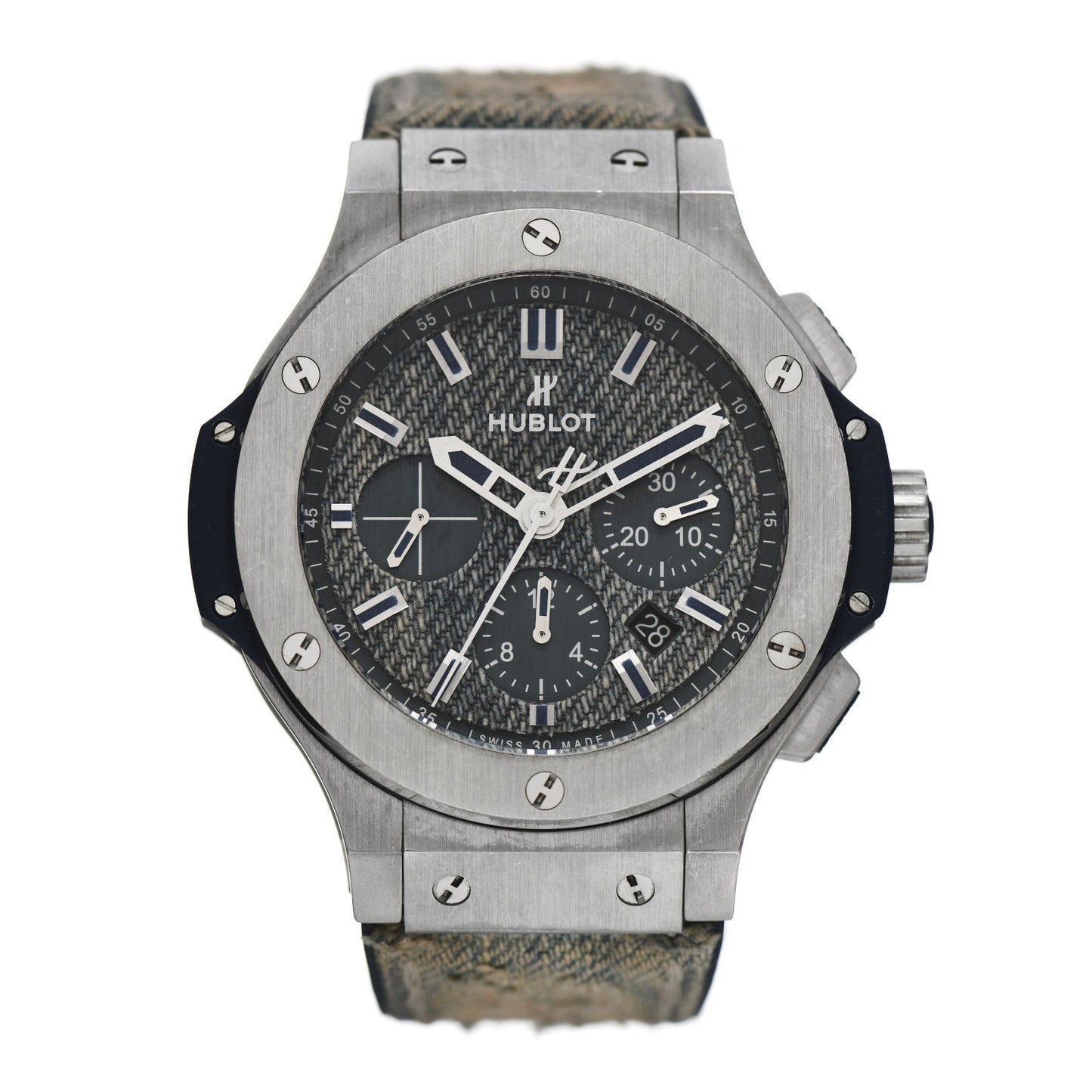 Stainless Steel Fabric 44mm Big Bang Limited Edition Automatic Watch Blue 301.SX.2770.NR.JEANS16