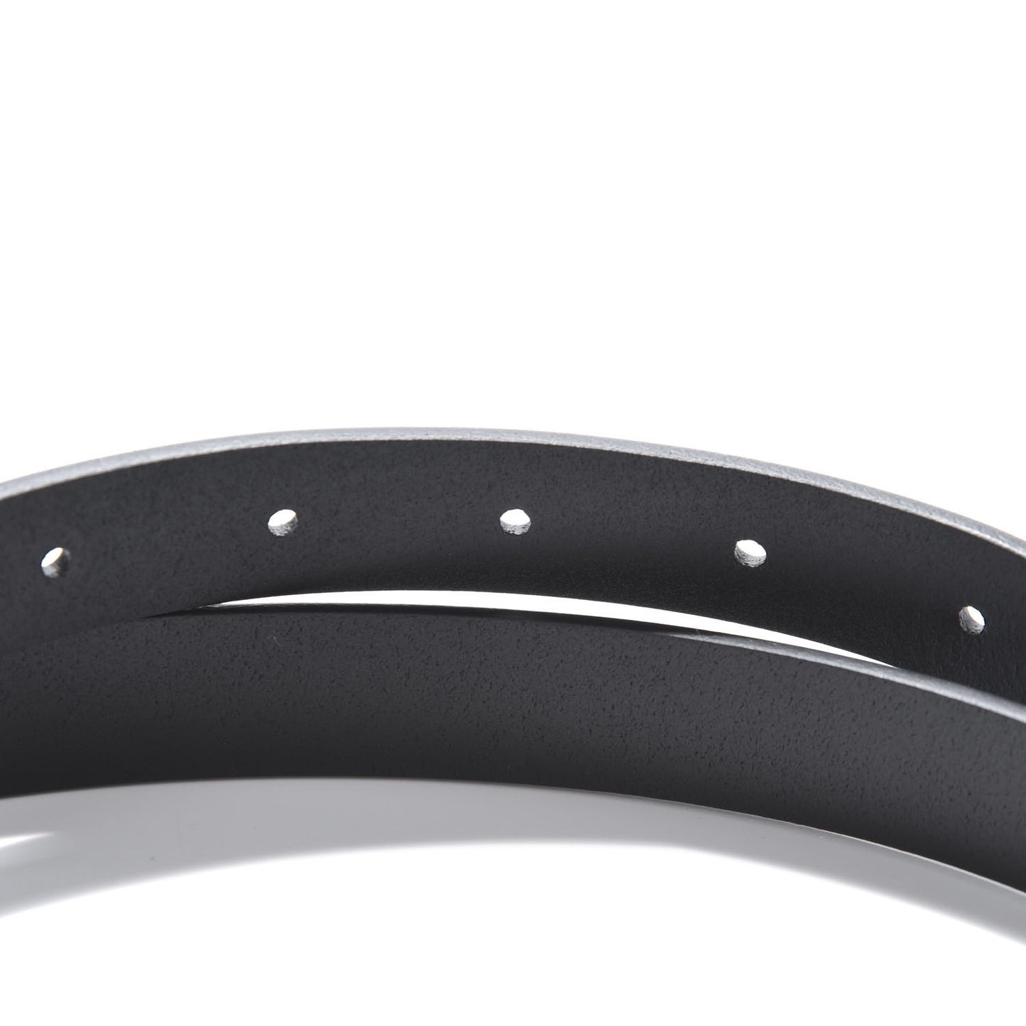Calfskin Horsebit Buckle Belt 90 36 Black