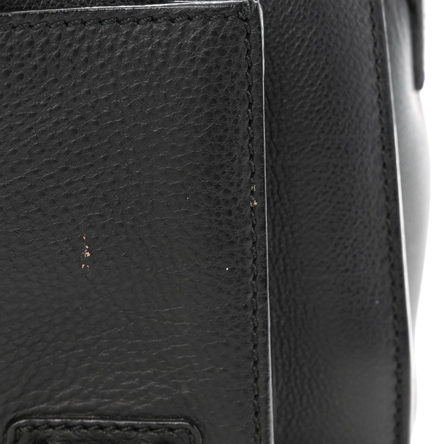 Grained Calfskin Tiny PS1 Satchel Black