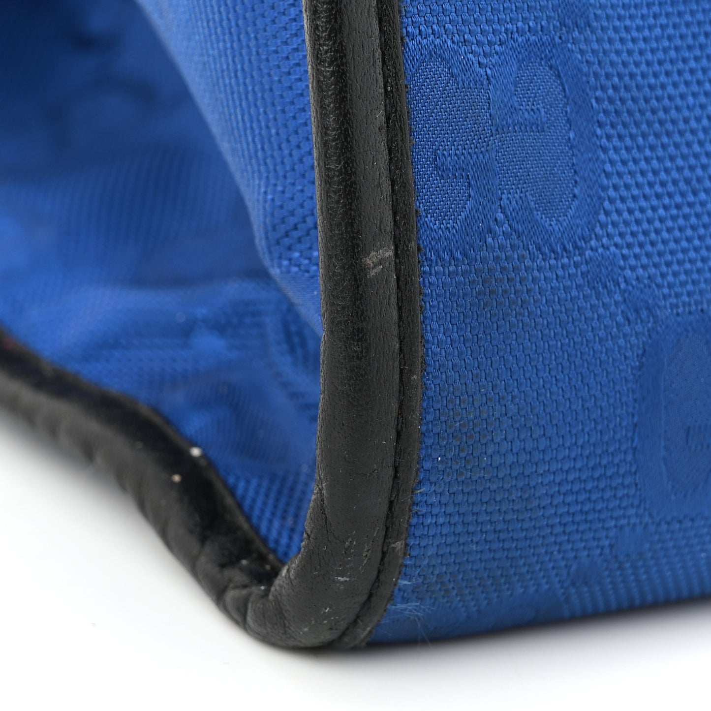 Econyl Nylon Monogram Large Off The Grid Tote Bag Guilted Blue Black