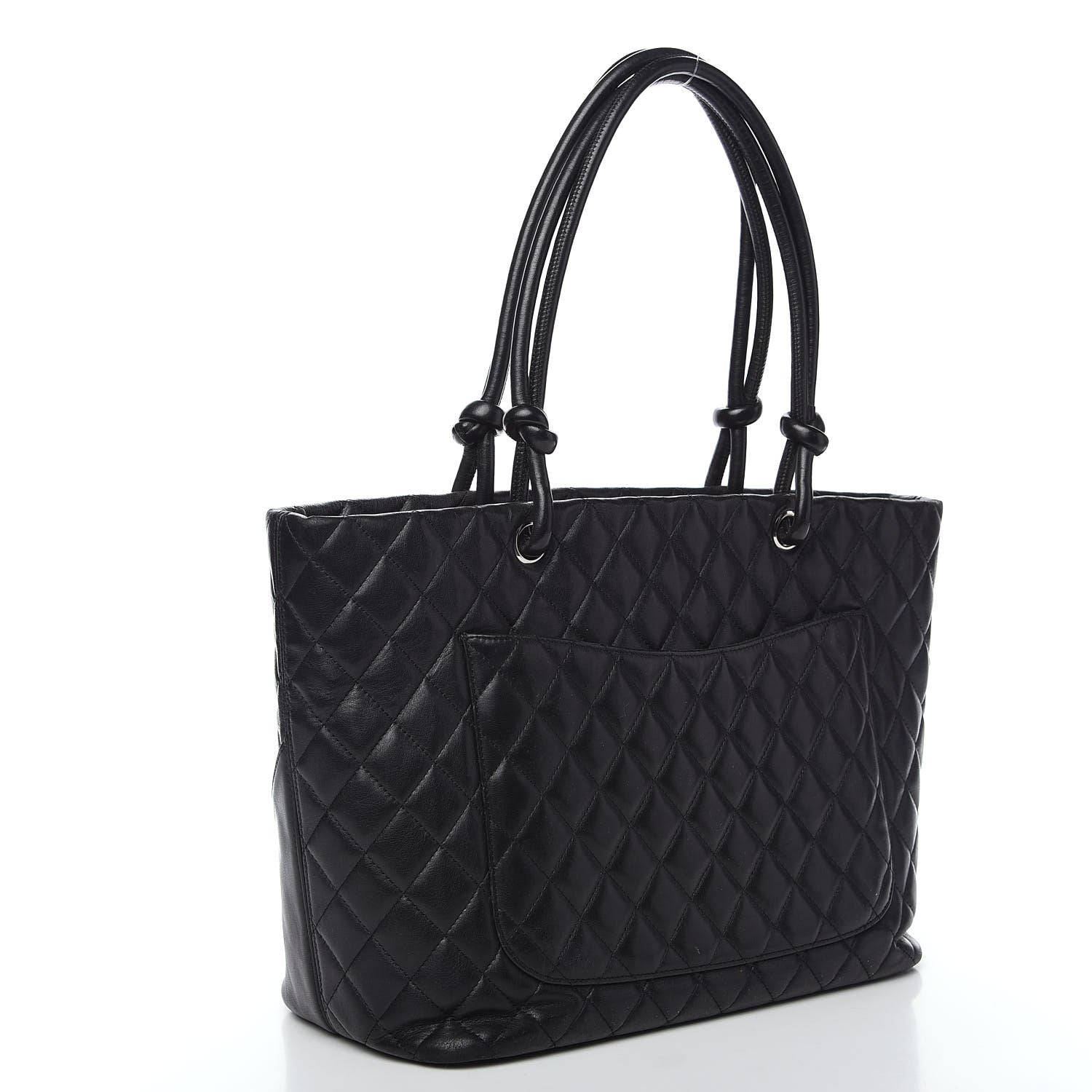 Chanel Calfskin Quilted Large Cambon Tote Black 2 of 14