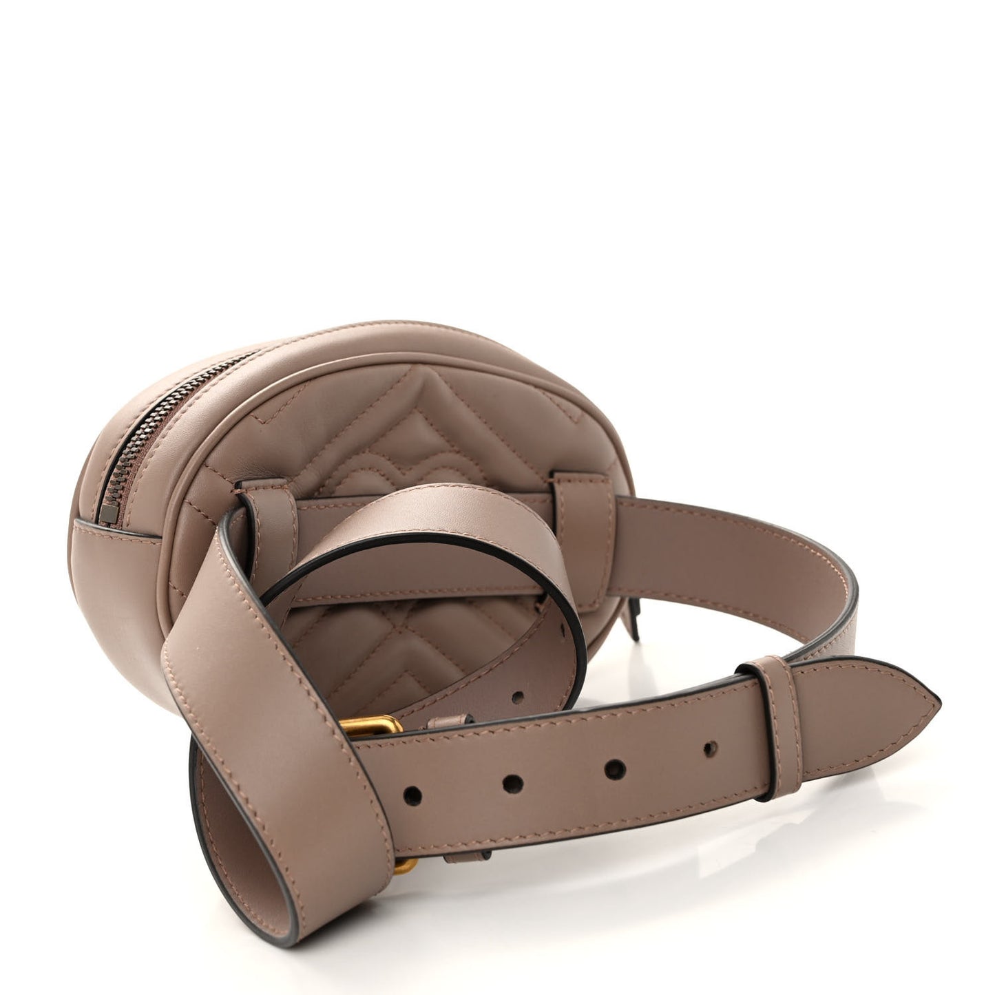 Calfskin Matelasse GG Marmont Belt Bag 95 38 Porcelain Rose
