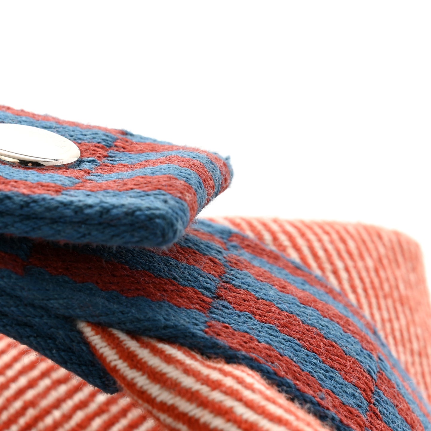 Wool Small Bride-A-Brac H Natte Pouch Tomette