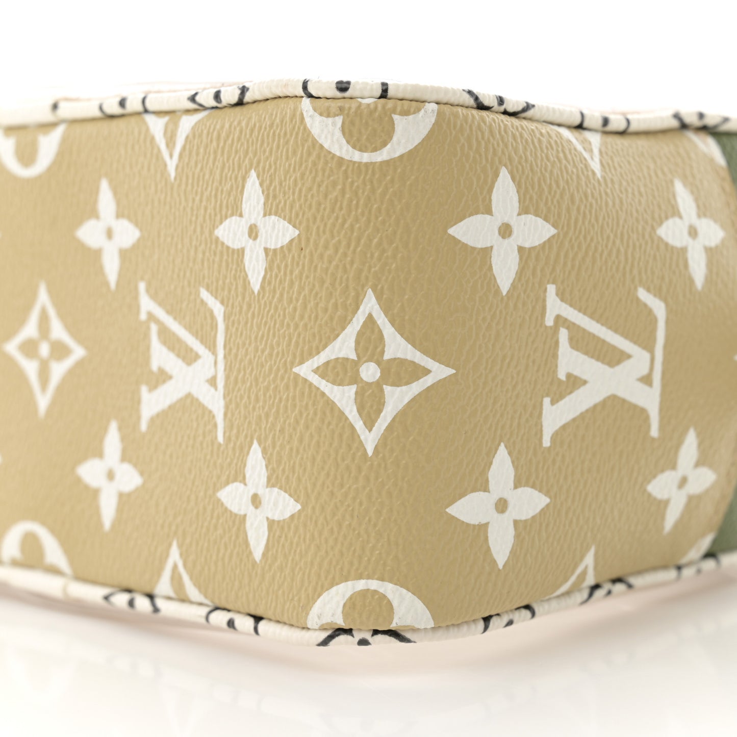 Monogram Giant Beach Pouch Kaki