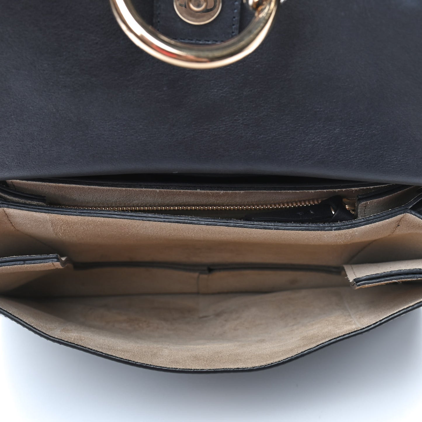 Suede Calfskin Medium Faye Shoulder Bag Full Blue Mustard