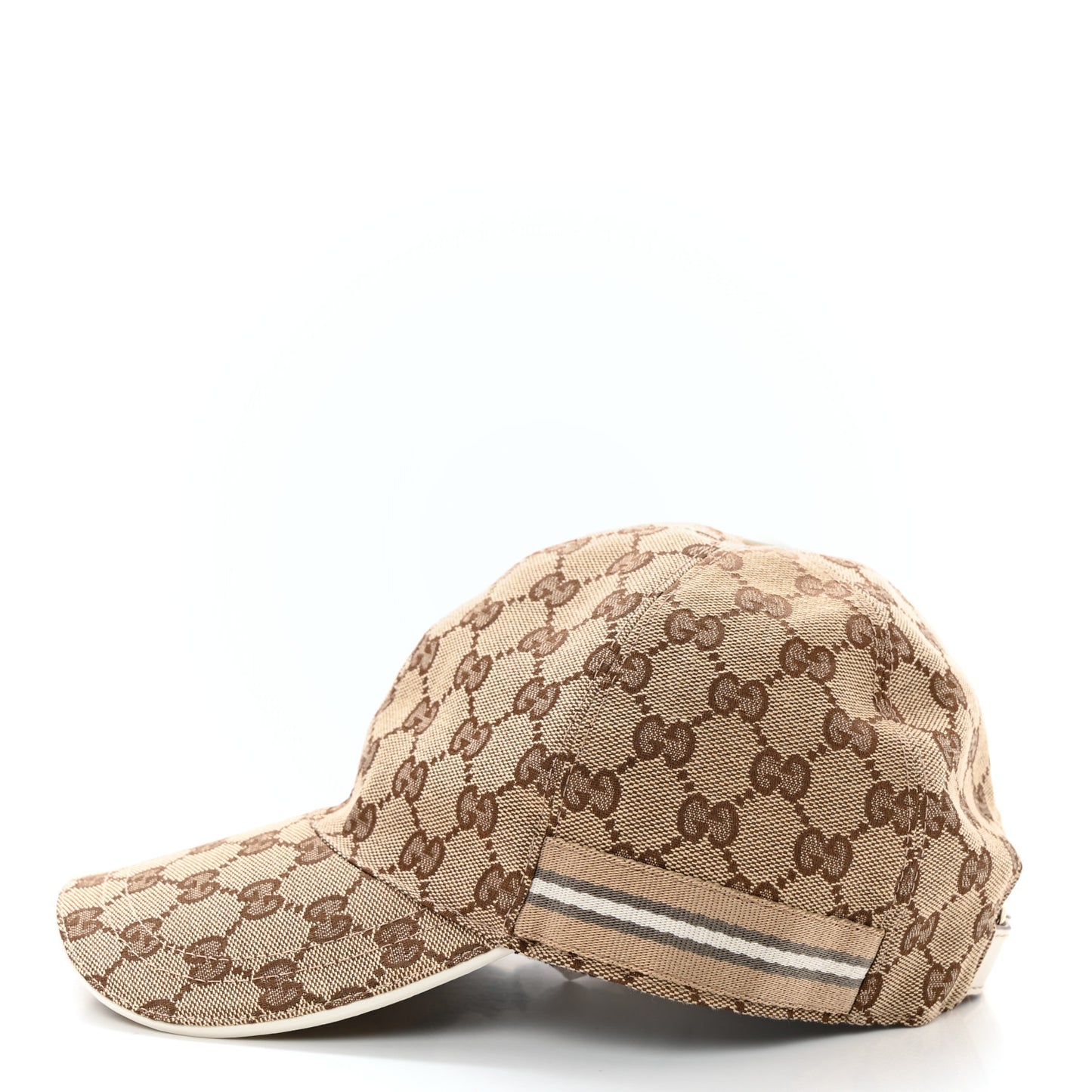 Monogram Web Baseball Hat M Beige