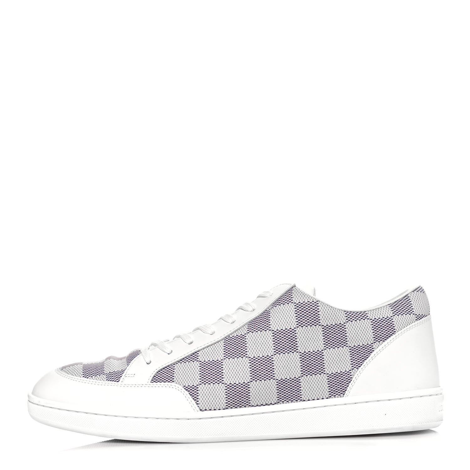 Louis Vuitton Damier Azur Mens Sneakers 8.5 White 1 of 8