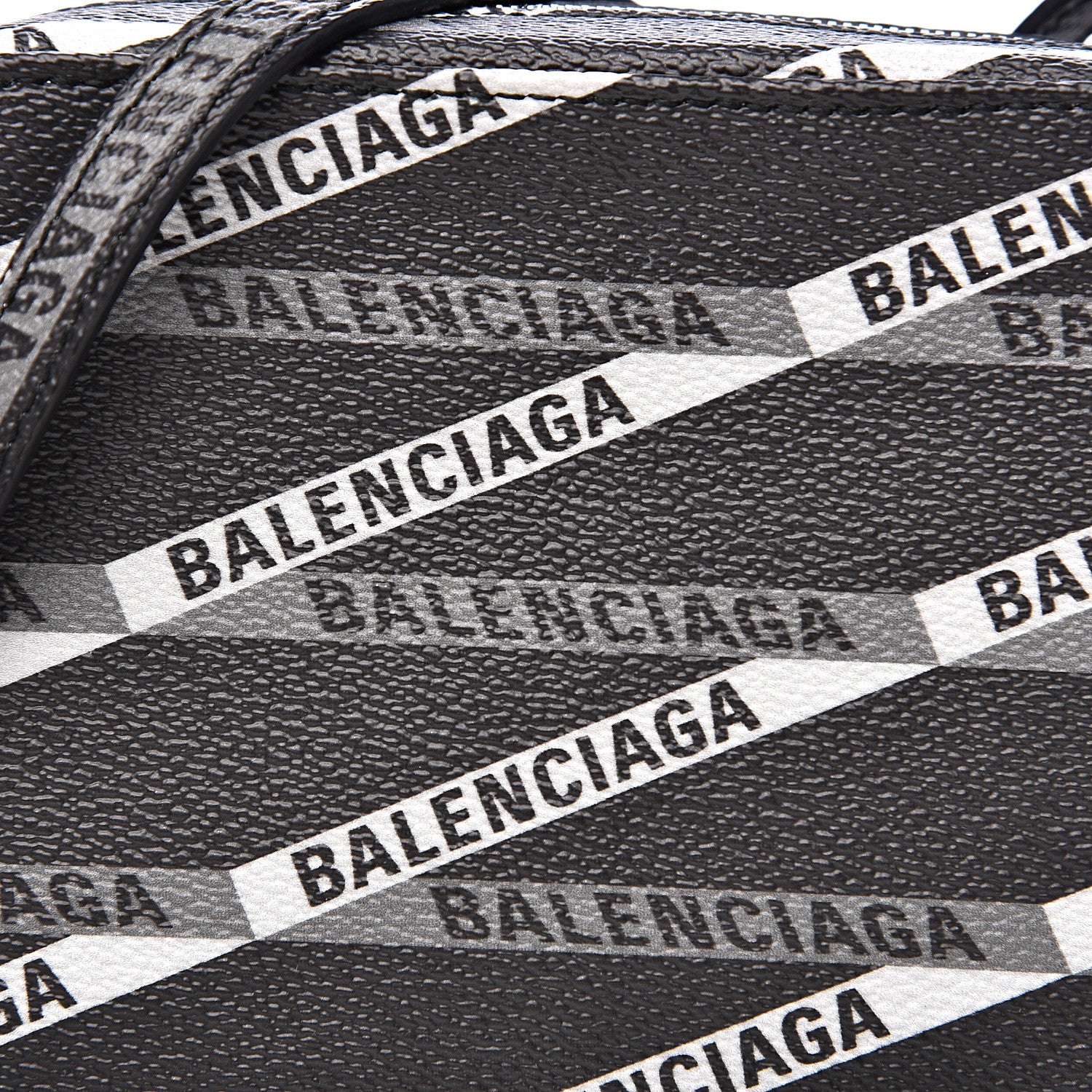 Balenciaga Coated Canvas Losange Monogram XS Camera Bag Black Grey 8 of 8
