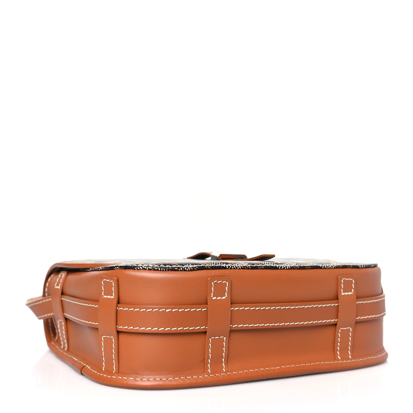 Goyardine Belvedere II PM Messenger Bag Black Gold