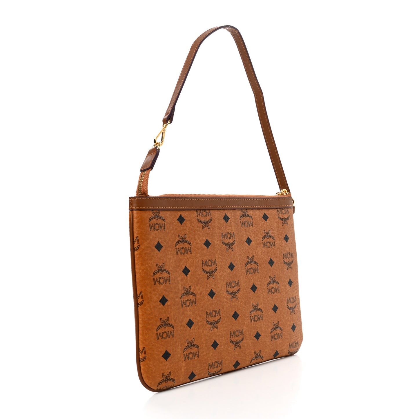 Visetos Liz Shopper Tote Pouch Cognac