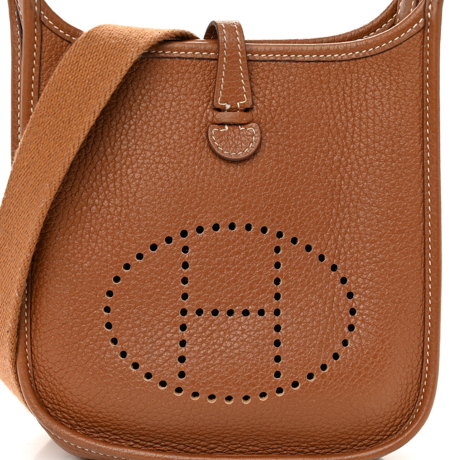 Hermes Taurillon Clemence Evelyne TPM Gold 8 of 12