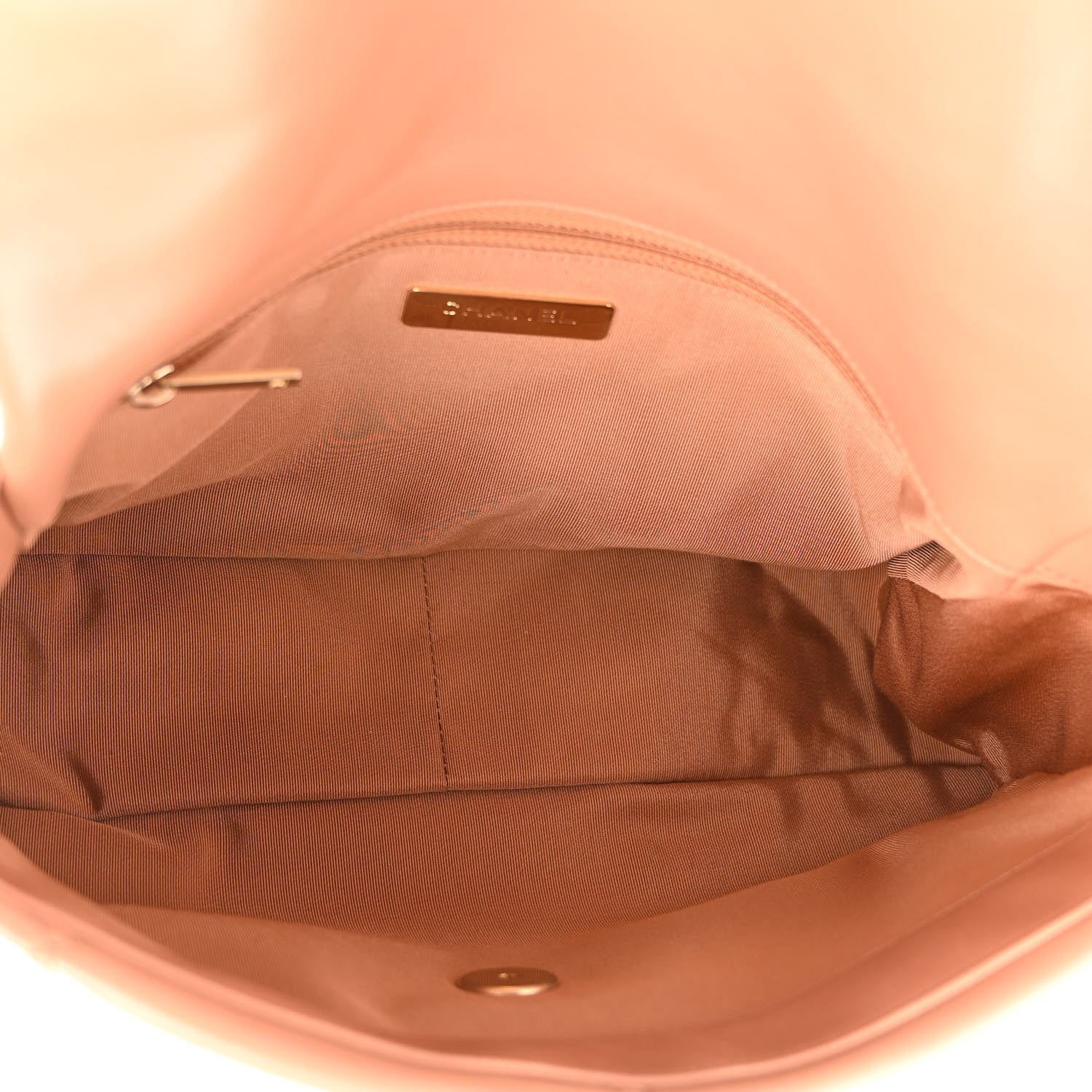 Chanel Lambskin Quilted Large Chanel 19 Flap Brown 5 of 10