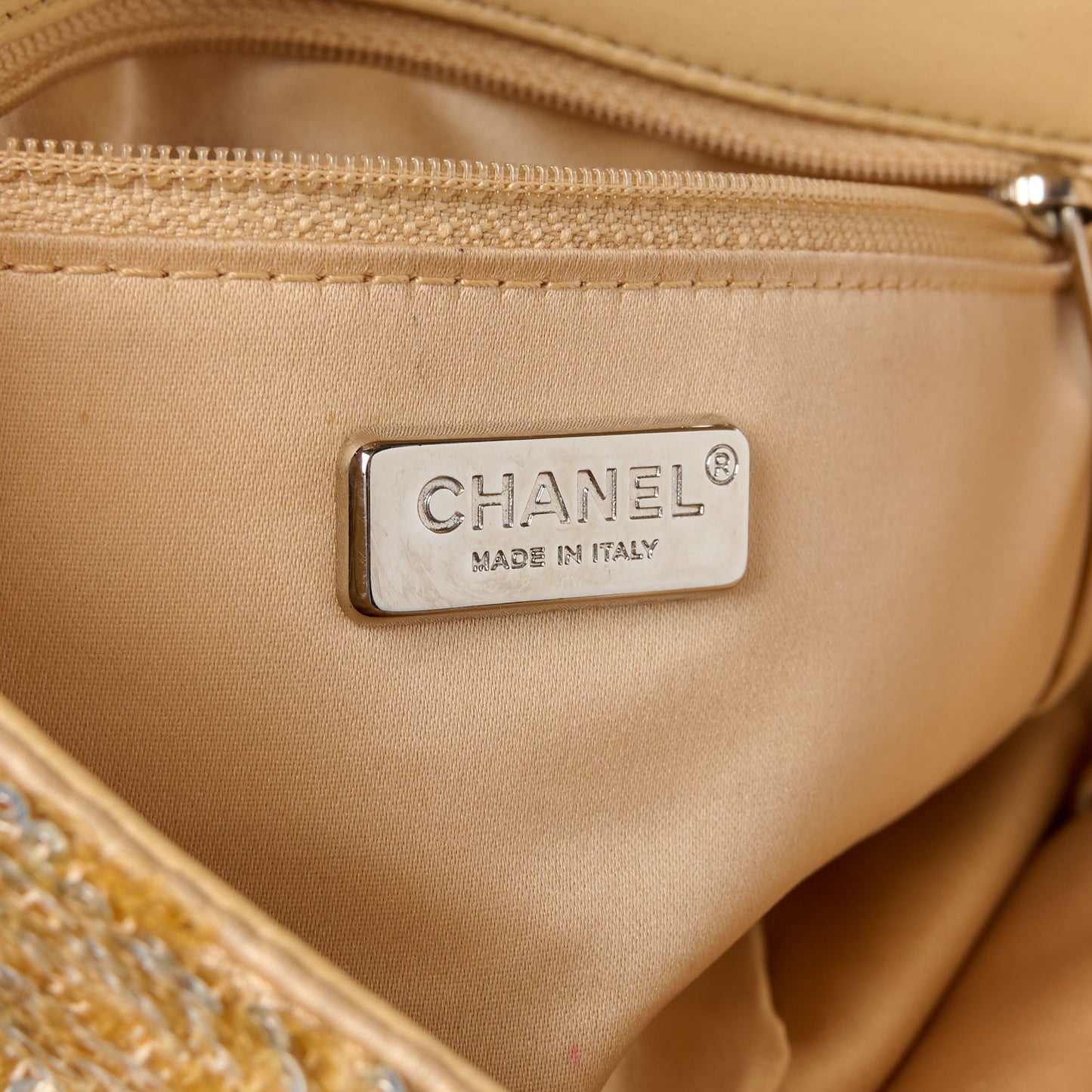 Sequin Mini Rectangular Flap Gold