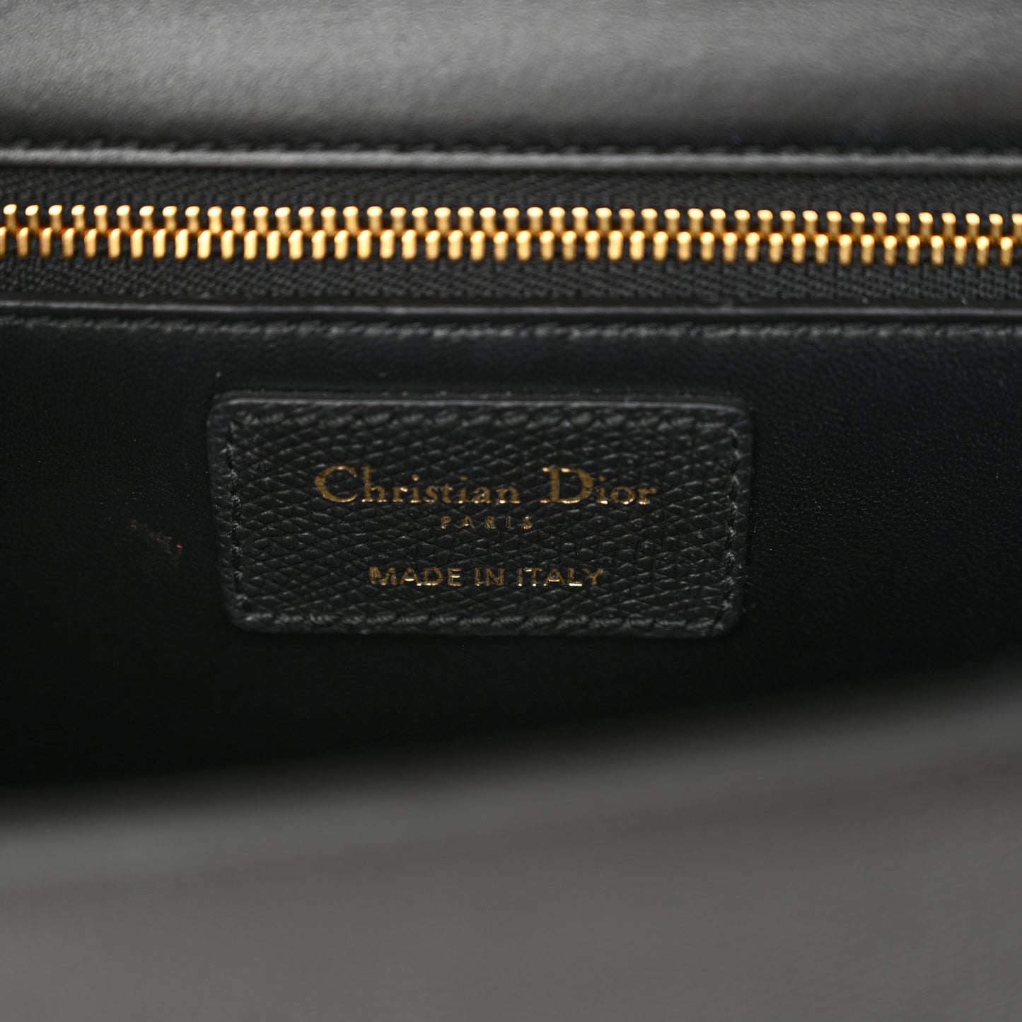 Grained Calfskin 30 Montaigne Flap Bag Black