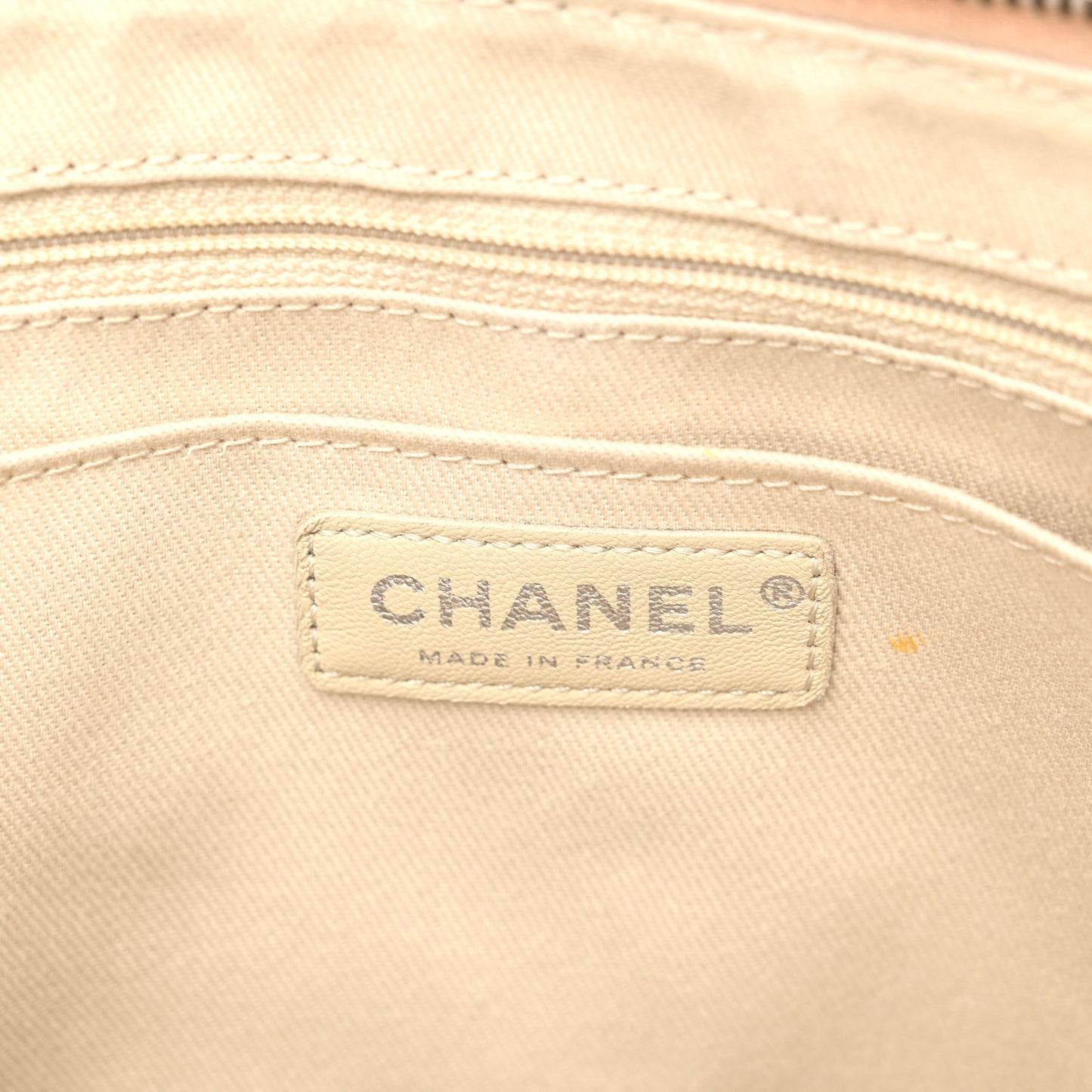 Grained Vegetal Calfskin Urban Shopping Tote Light Beige