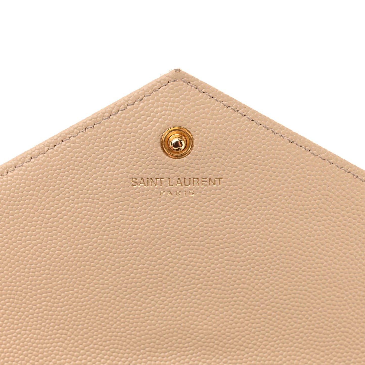 Grain De Poudre Matelasse Chevron Monogram Envelope Chain Wallet Nude Powder