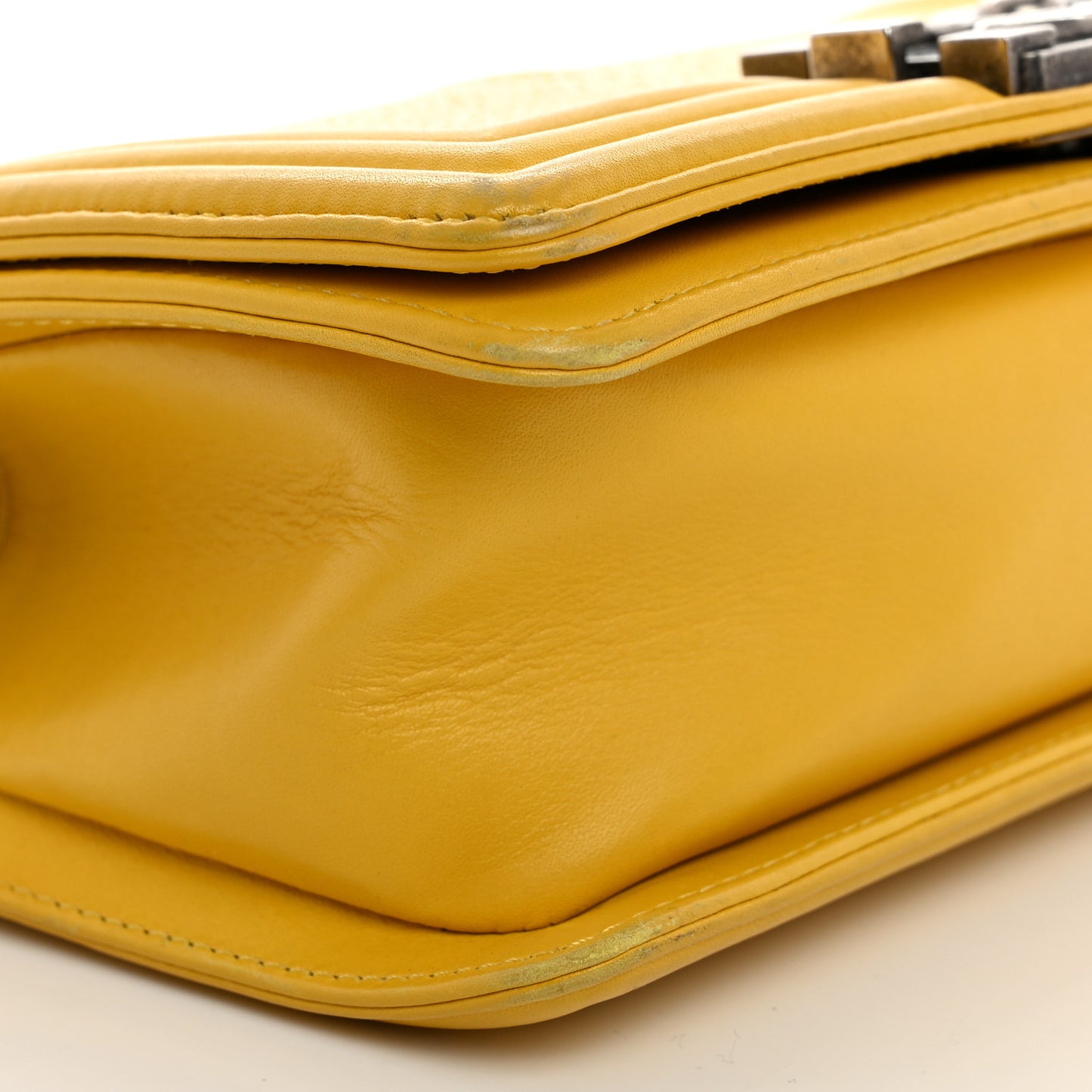 Galuchat Stingray Small Boy Flap Yellow