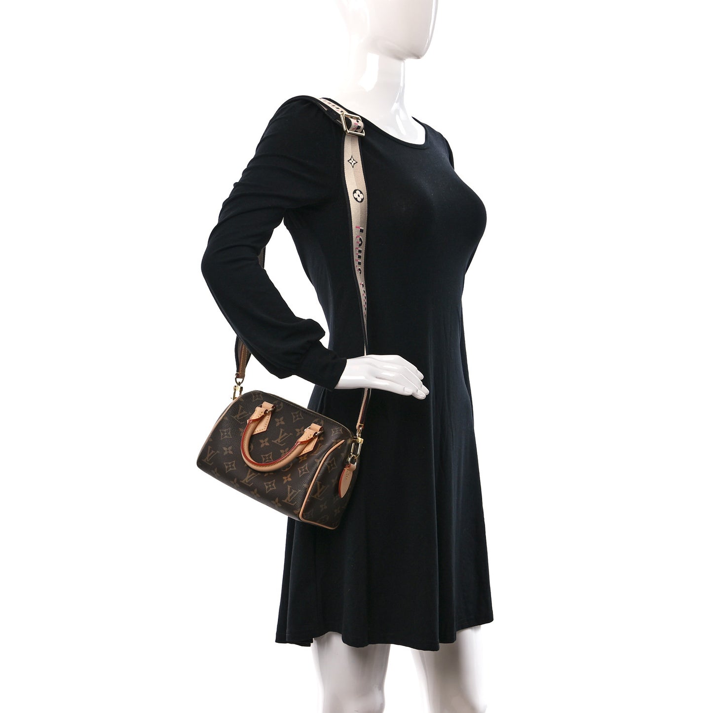Monogram Speedy Bandouliere 20 Black