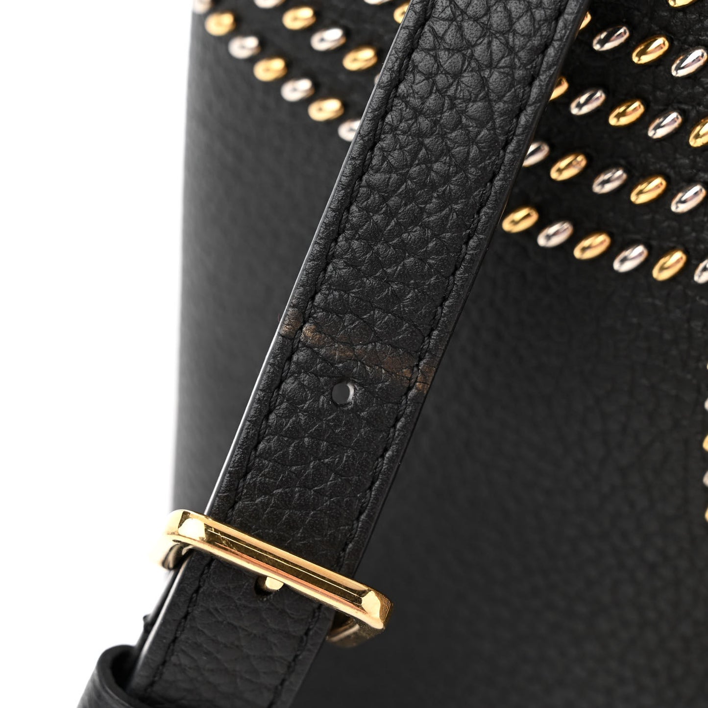 Taurillon Fleur De Lys Capucines PM Black
